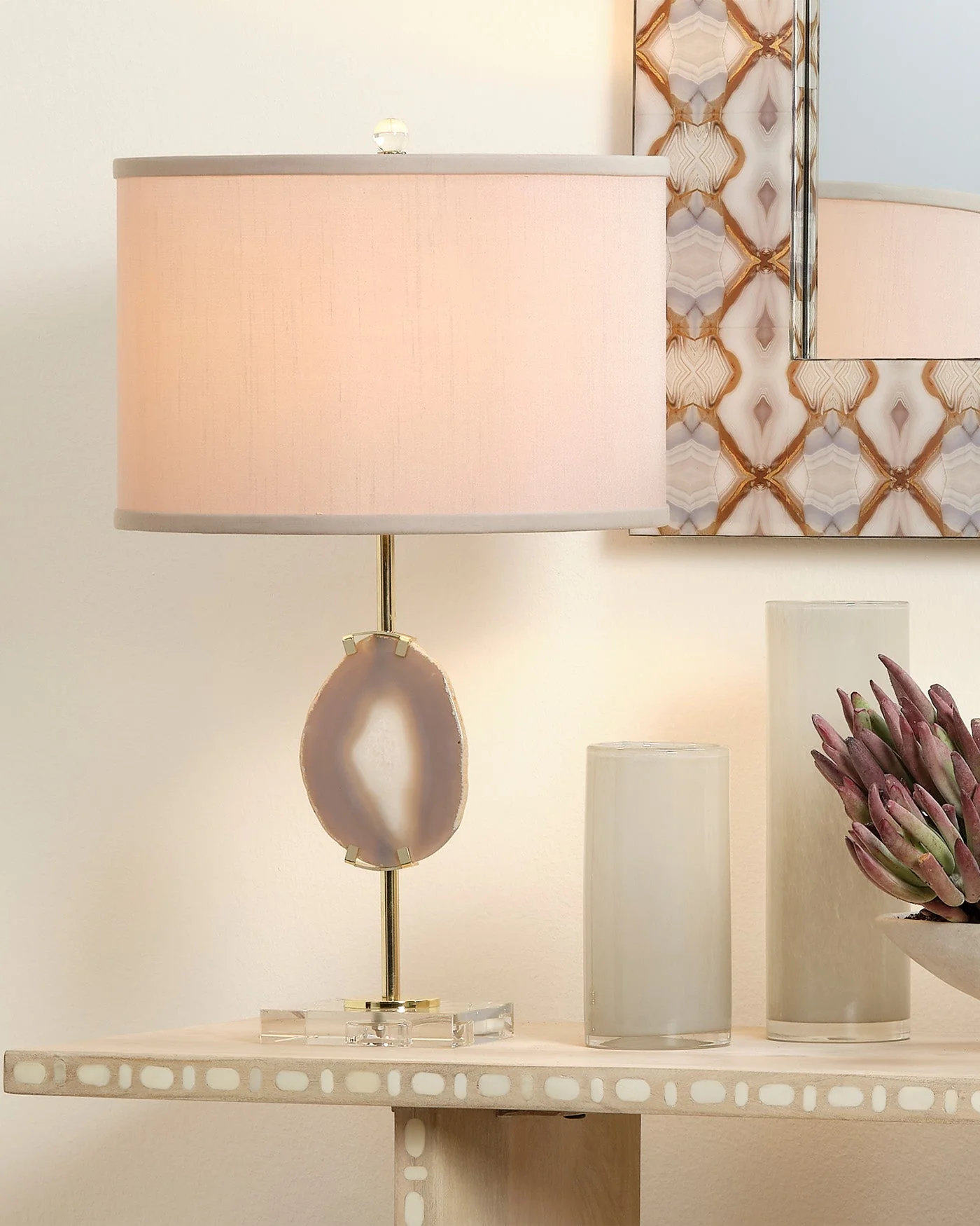 Agate Slice Table Lamp - Image 2