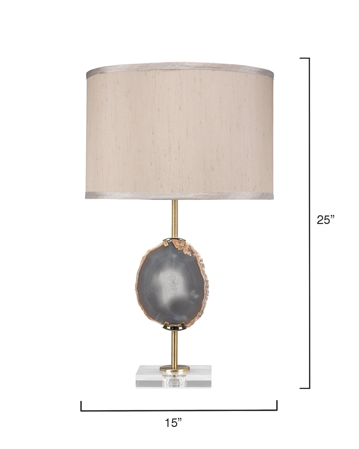 Agate Slice Table Lamp - Image 5
