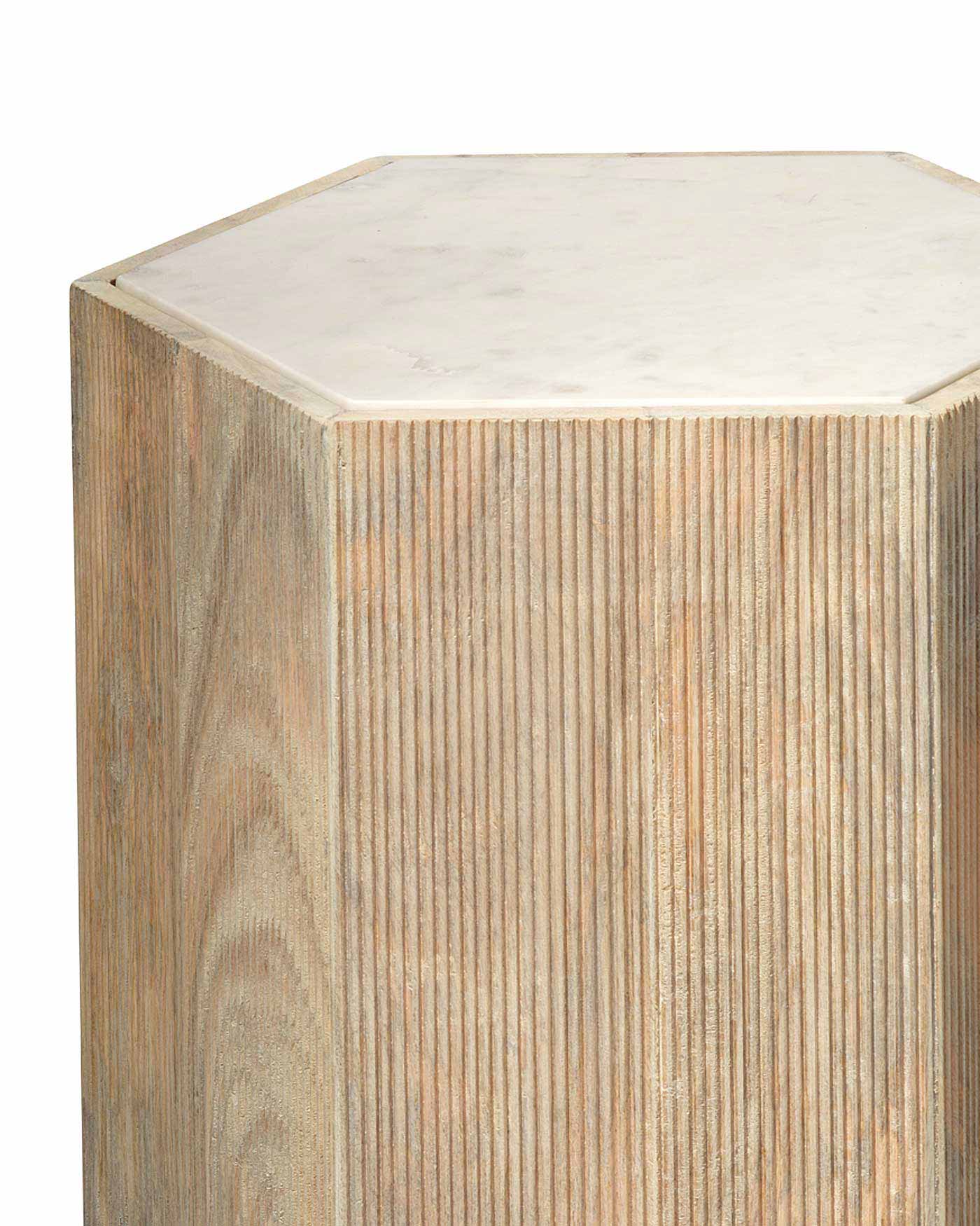 Argan Hexagon Table - Large - Image 3