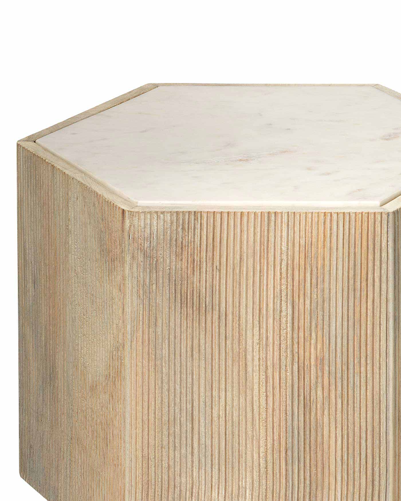 Argan Hexagon Table - Medium - Image 3