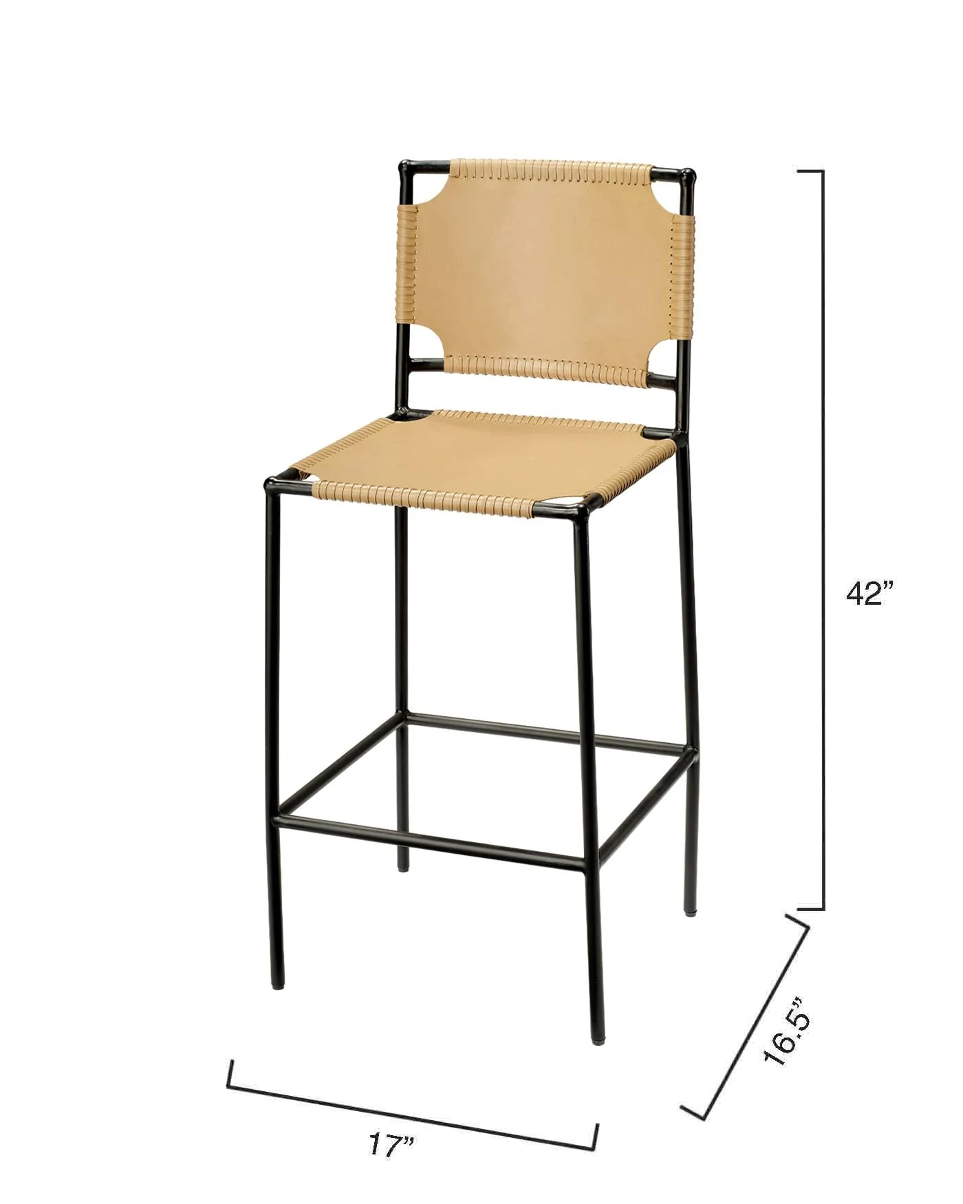 Asher Bar Stool - Image 6