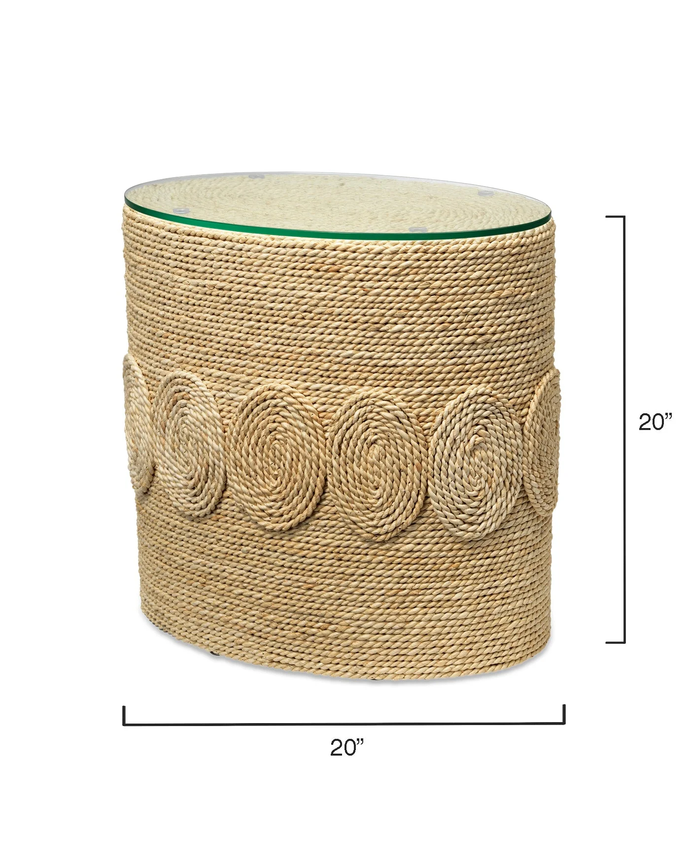 Barbados Oval Side Table - Image 4