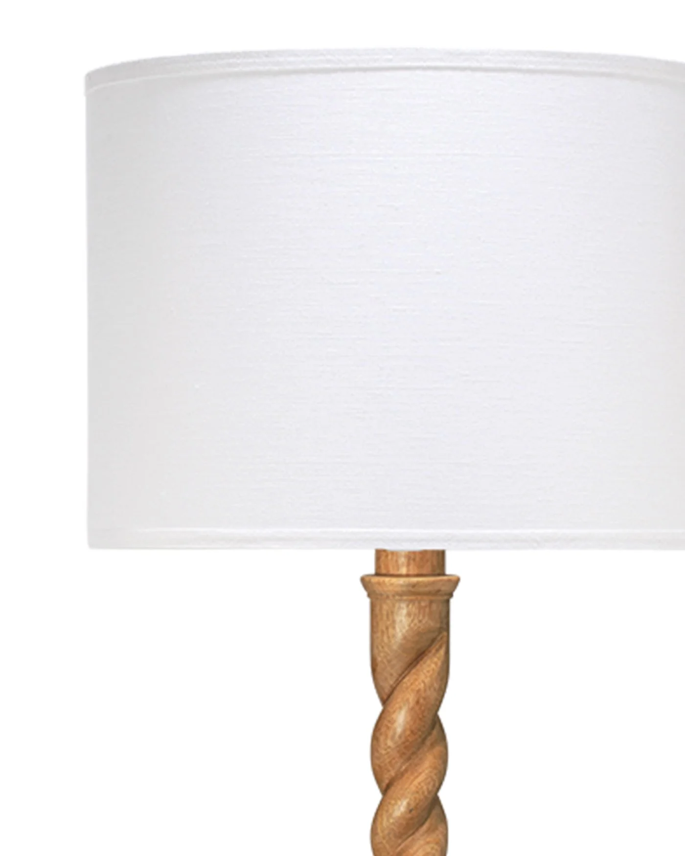 Barley Twist Floor Lamp Brown - Image 3