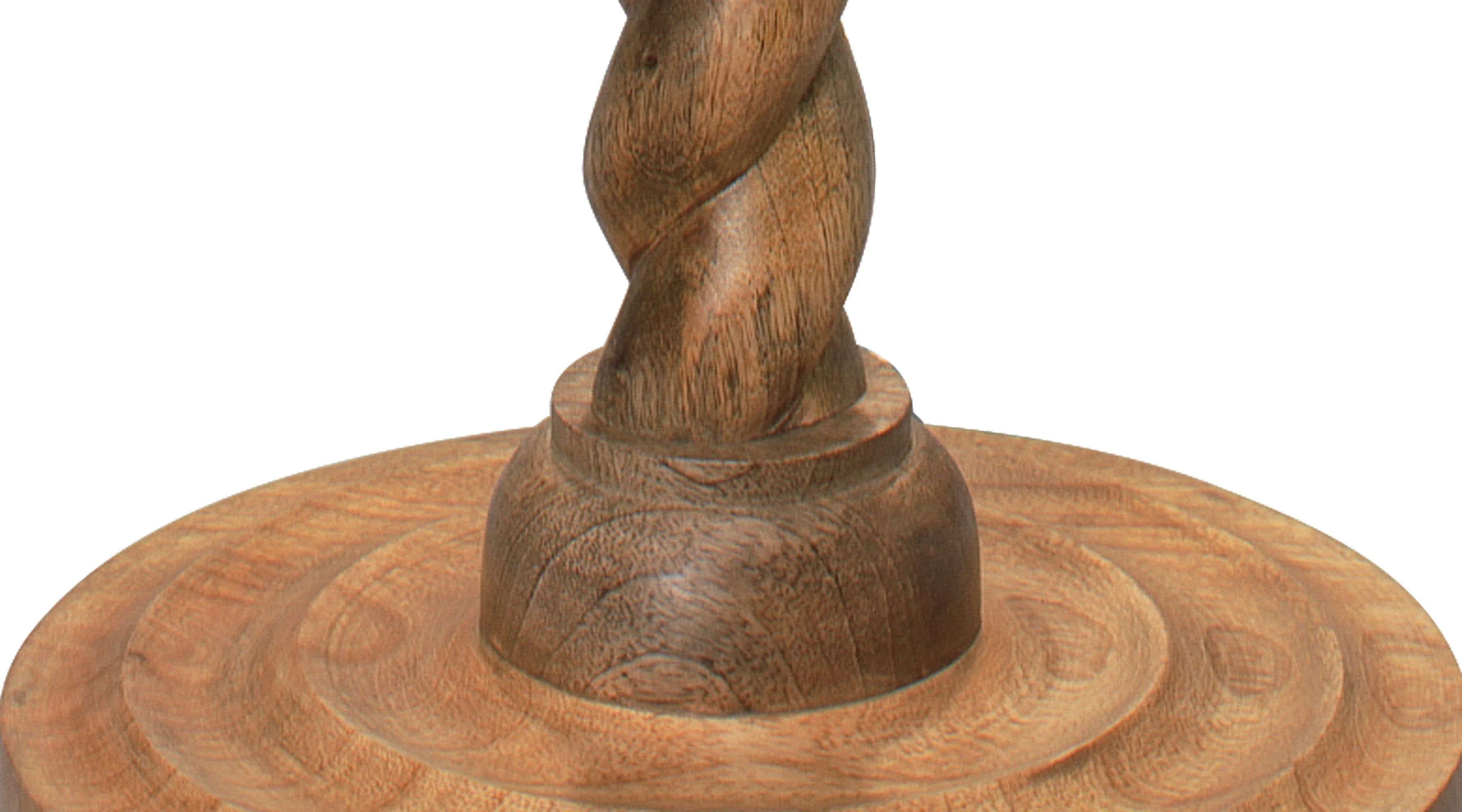 Barley Twist Floor Lamp Brown - Image 5