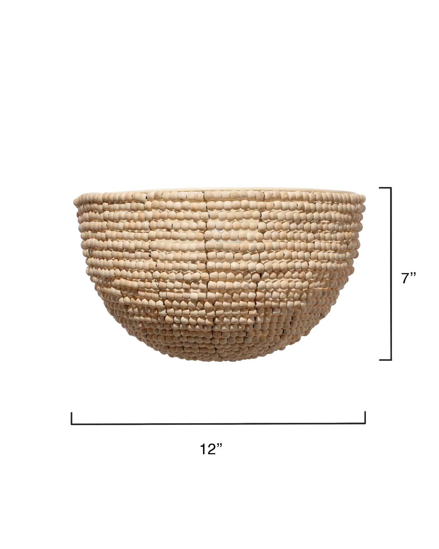 Barnacle Beaded Demi Lune Sconce - Image 6