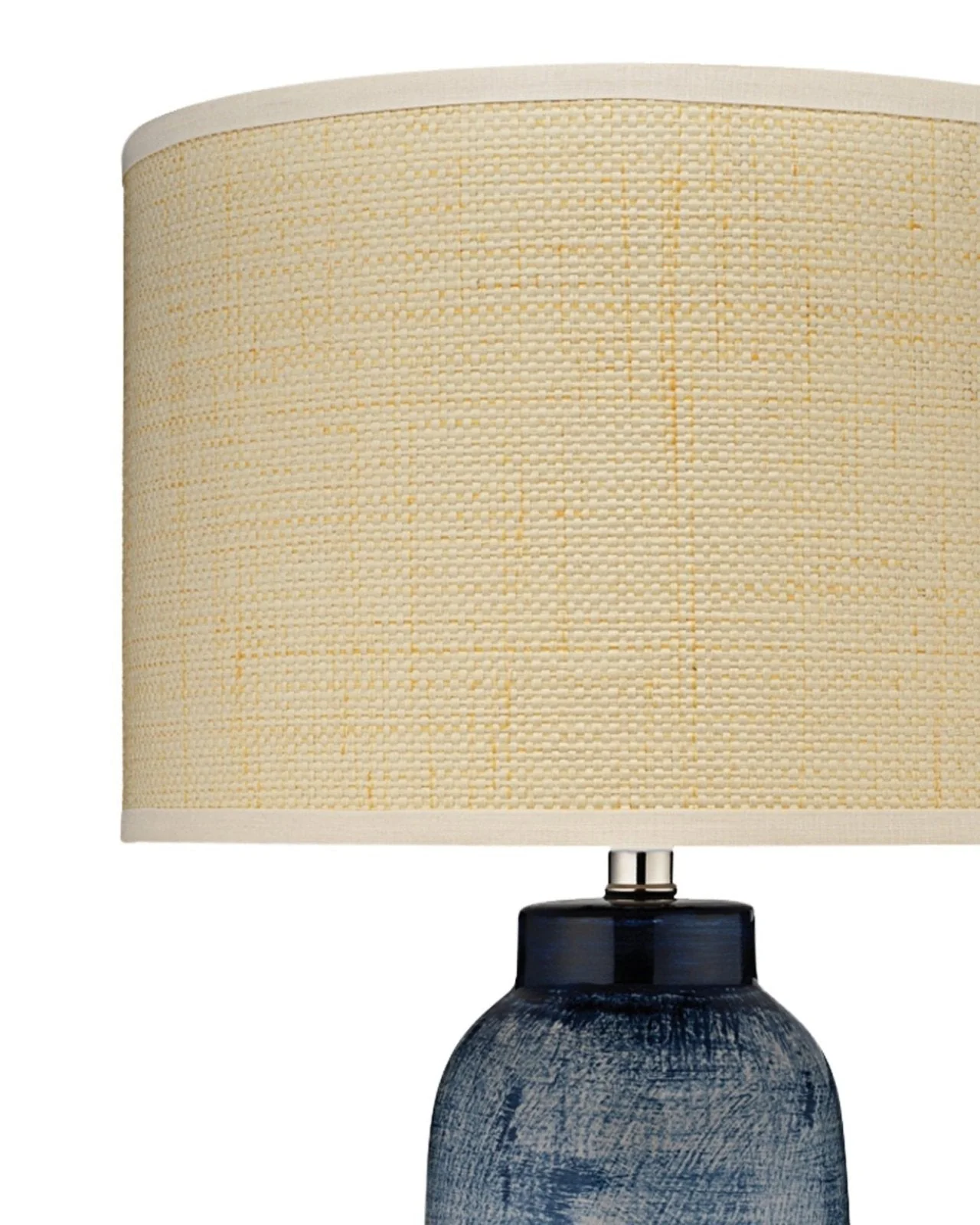 Batik Table Lamp Blue and Cream - Large - Image 3