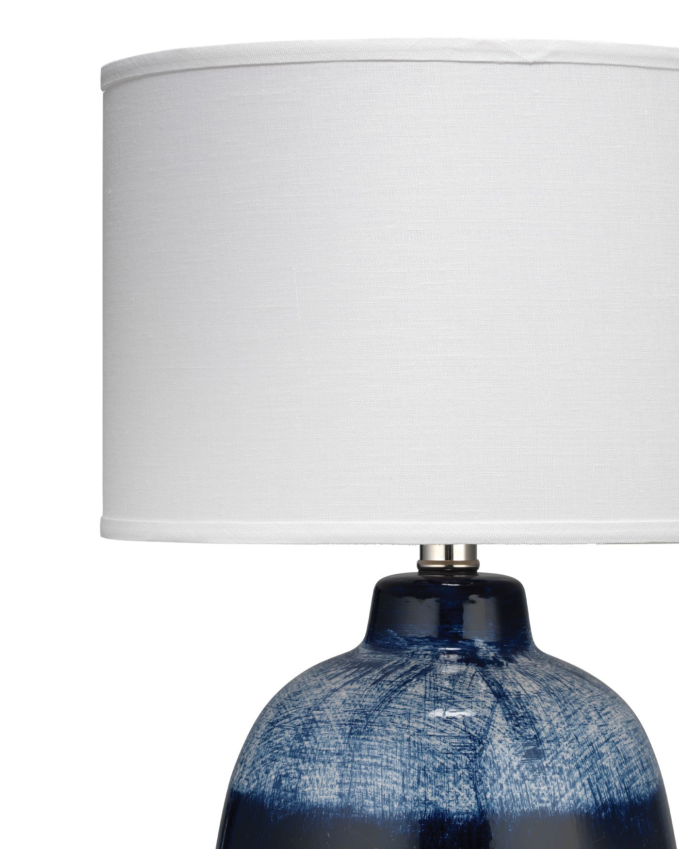 Batik Table Lamp Blue and White - Small - Image 3