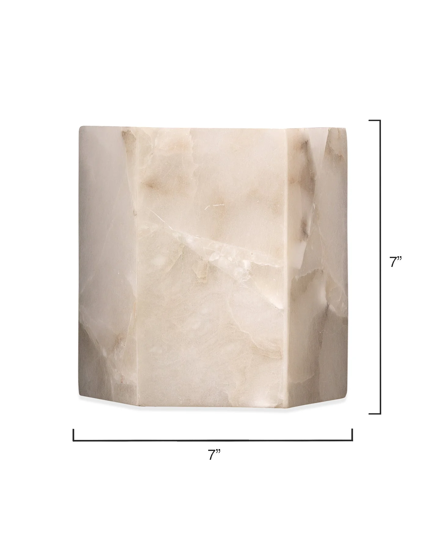 Borealis Hexagon Wall Sconce White - Image 4