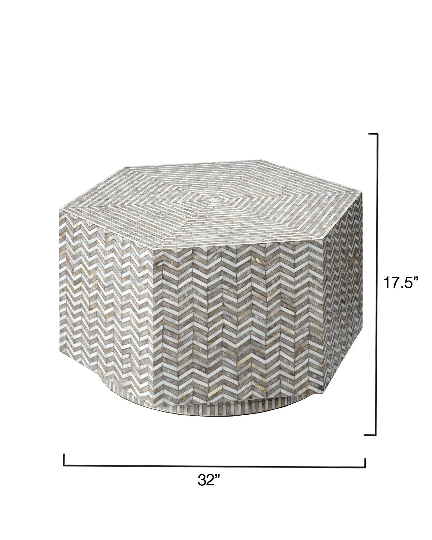 Brando Hexagon Coffee Table - Image 5