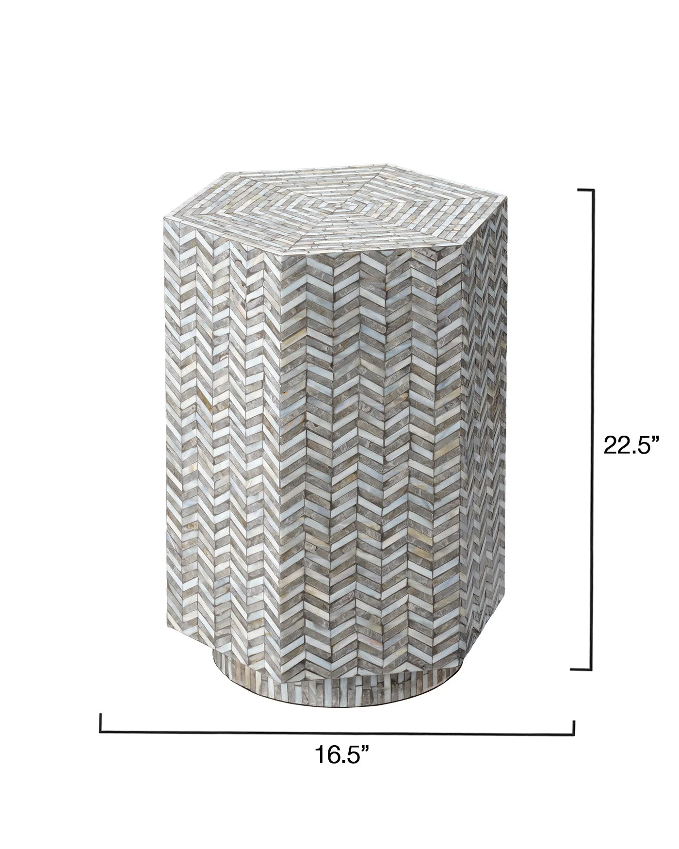 Brando Hexagon Side Table - Image 5