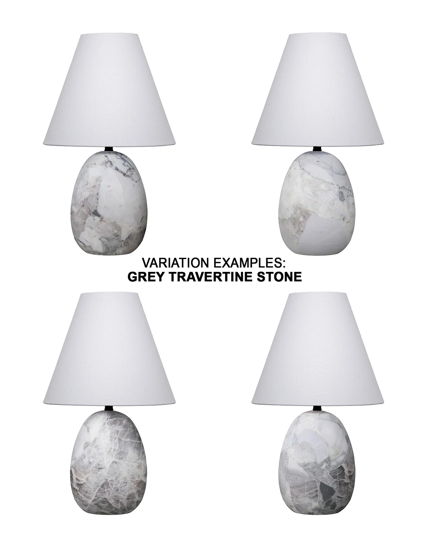 Capsule Table Lamp - Travertine - Image 6