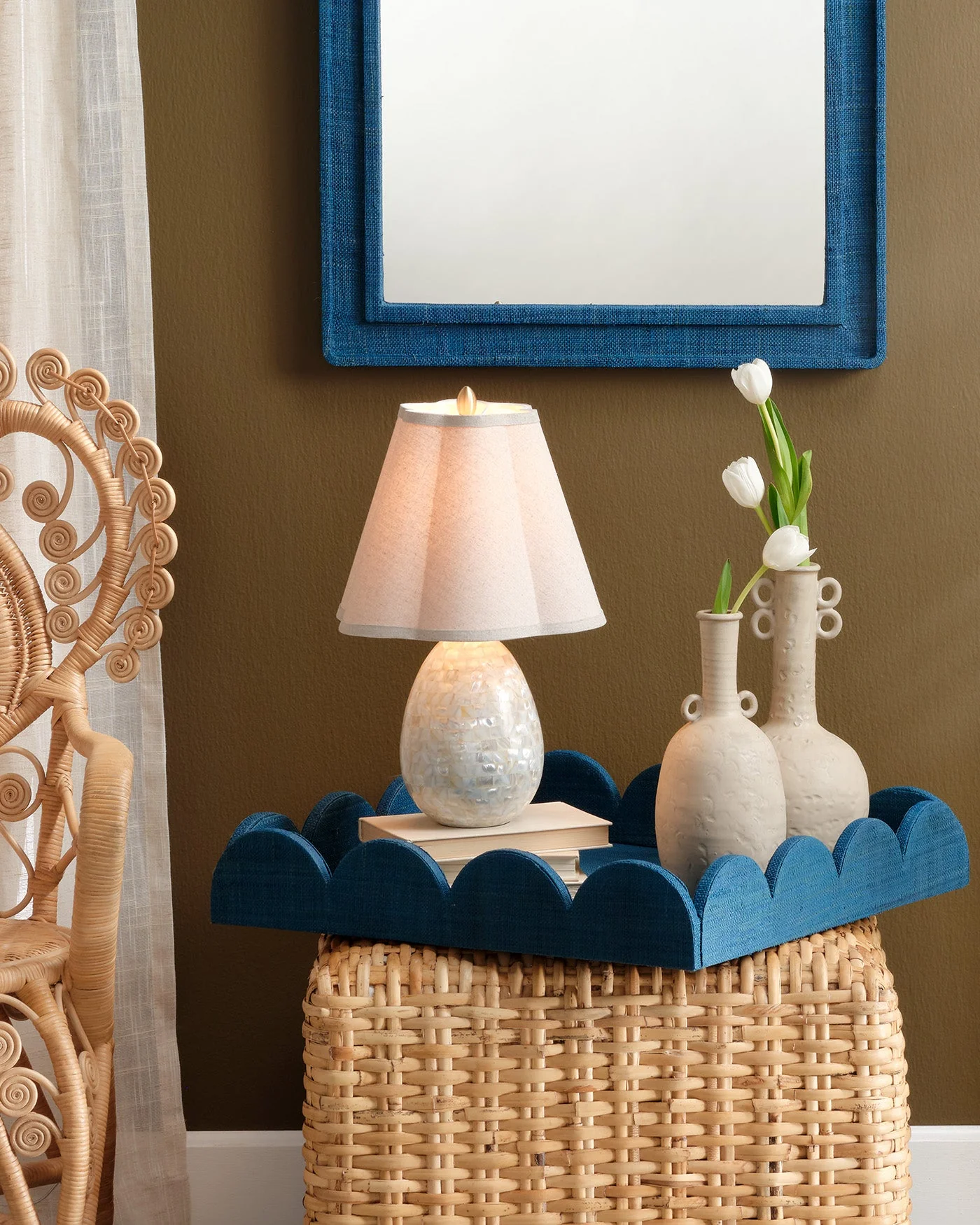 Capsule Table Lamp - Mother of Pearl - Image 2