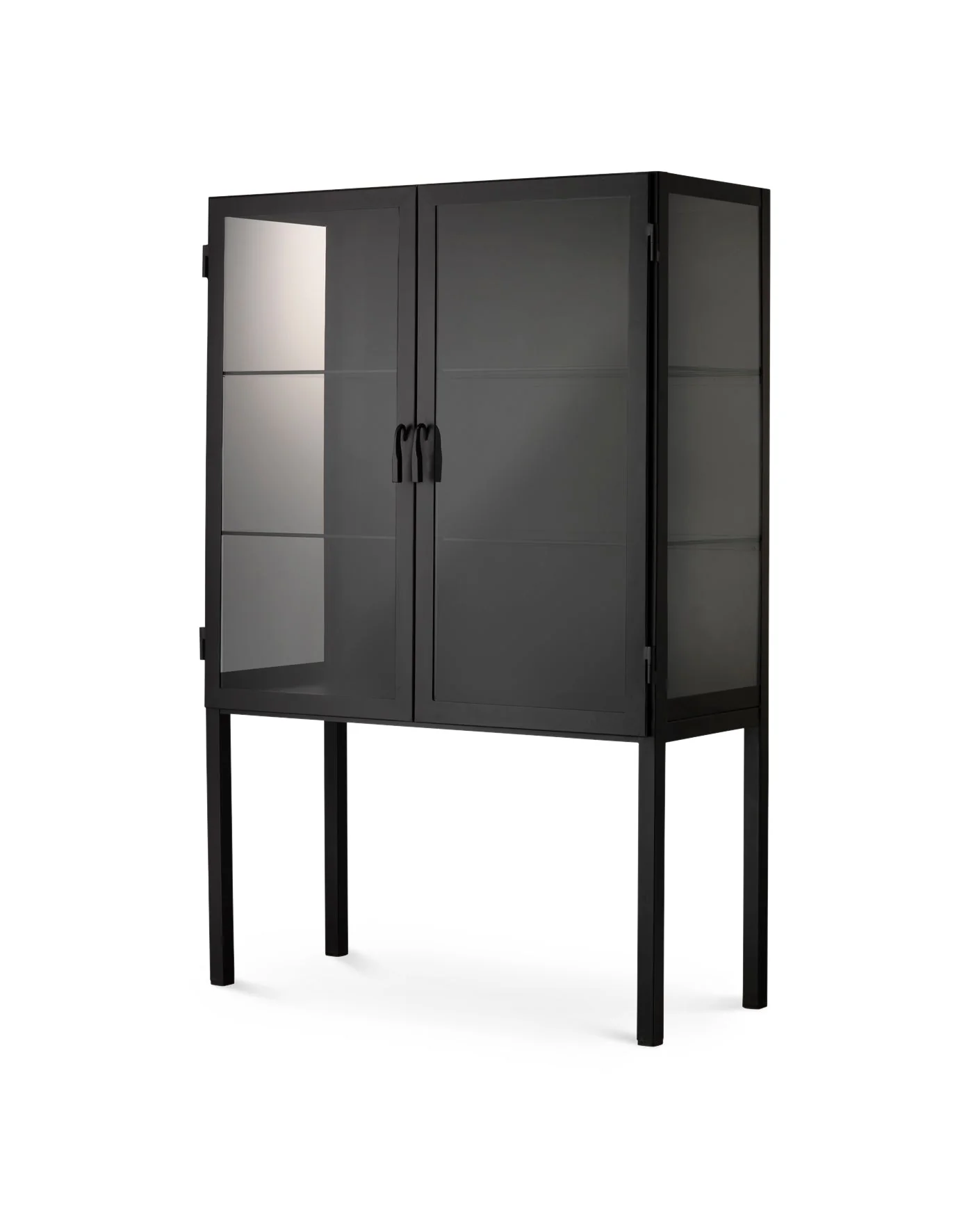 Chauncey Wide Curio Bar Cabinet - Image 3