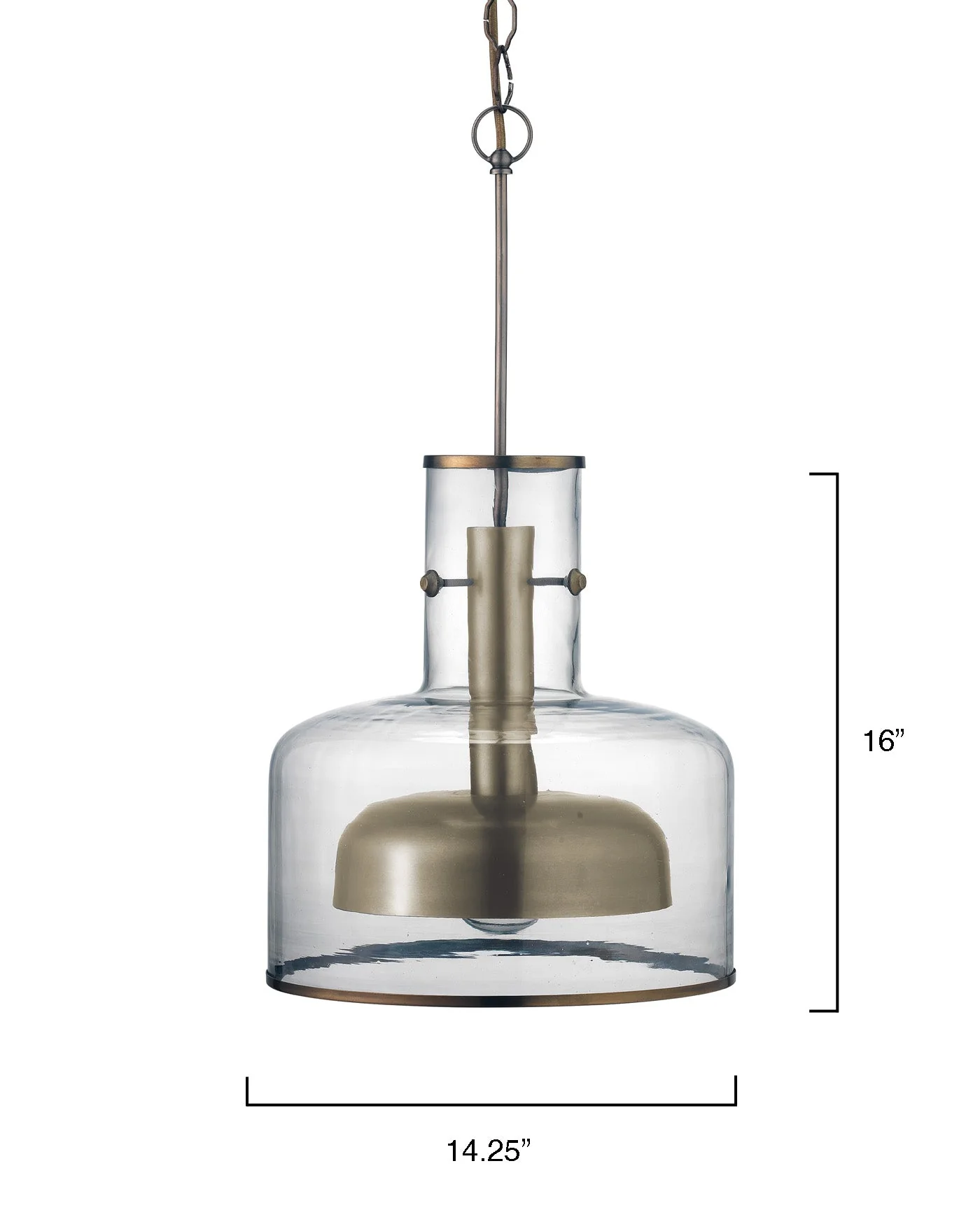 Clyde Pendant Gun Metal - Image 5