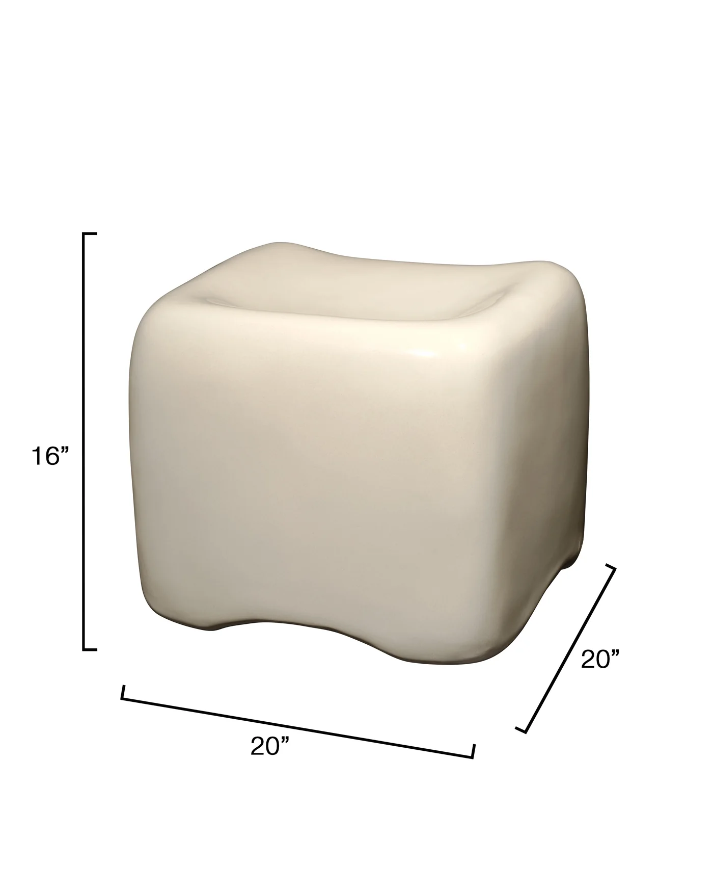Cushion Concrete Stool - Image 5