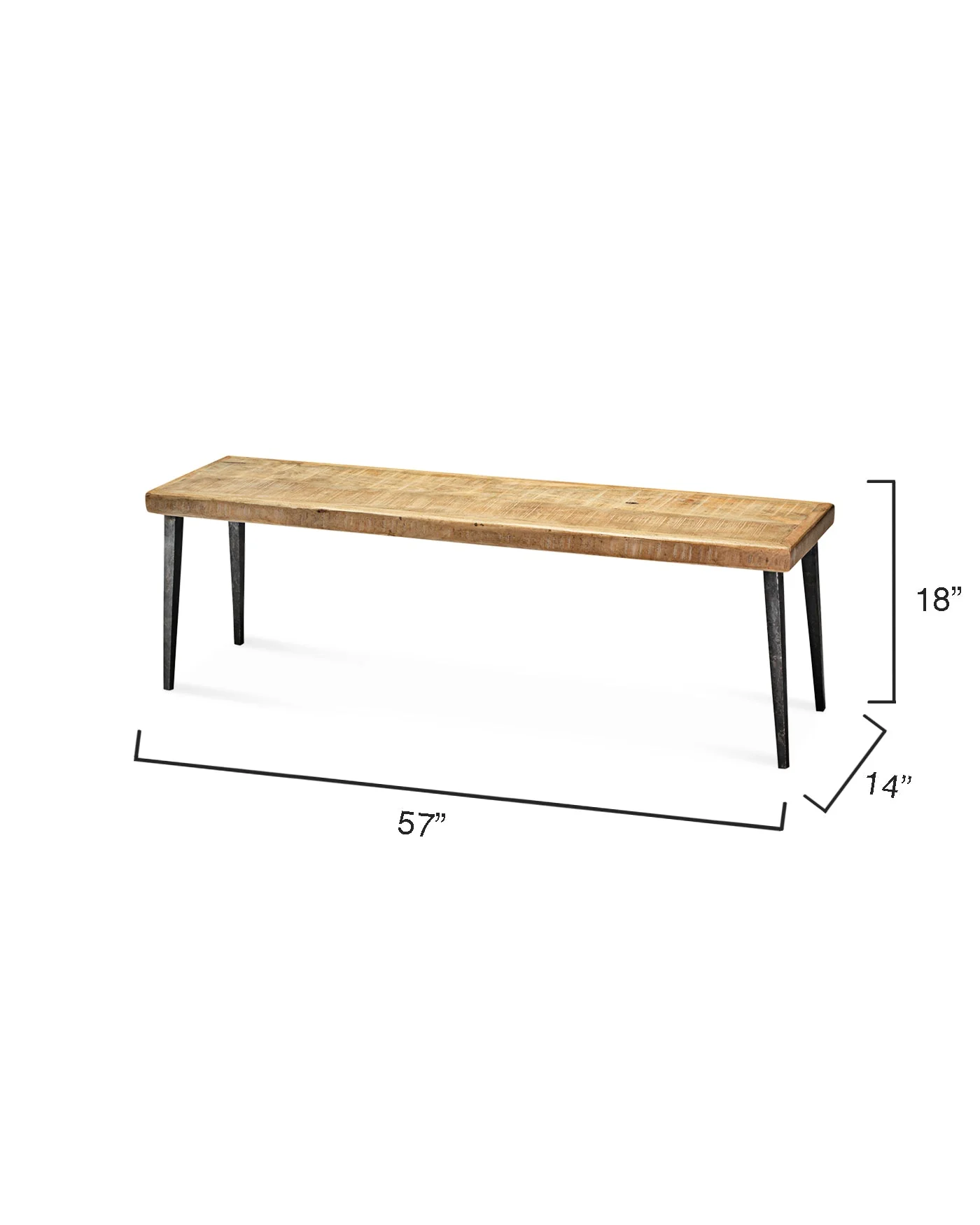 Farmhouse Bench Natural - Image 4