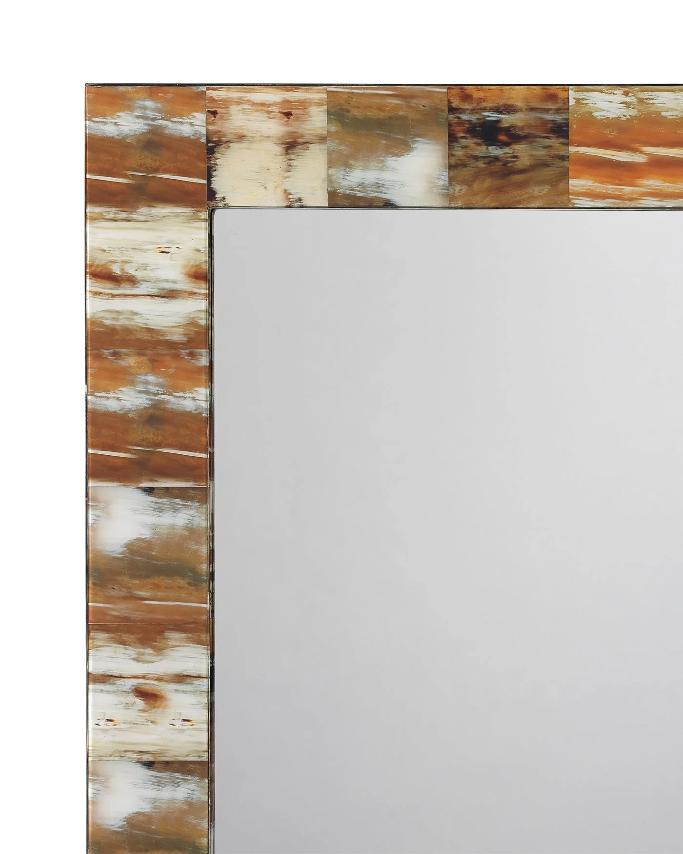 Faux Horn Rectangular Mirror - Image 3