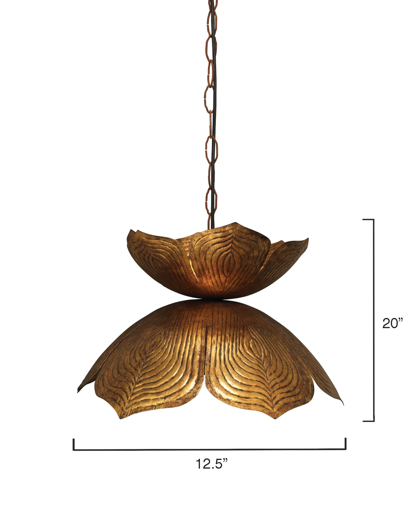 Flowering Lotus Pendant - Large - Image 4
