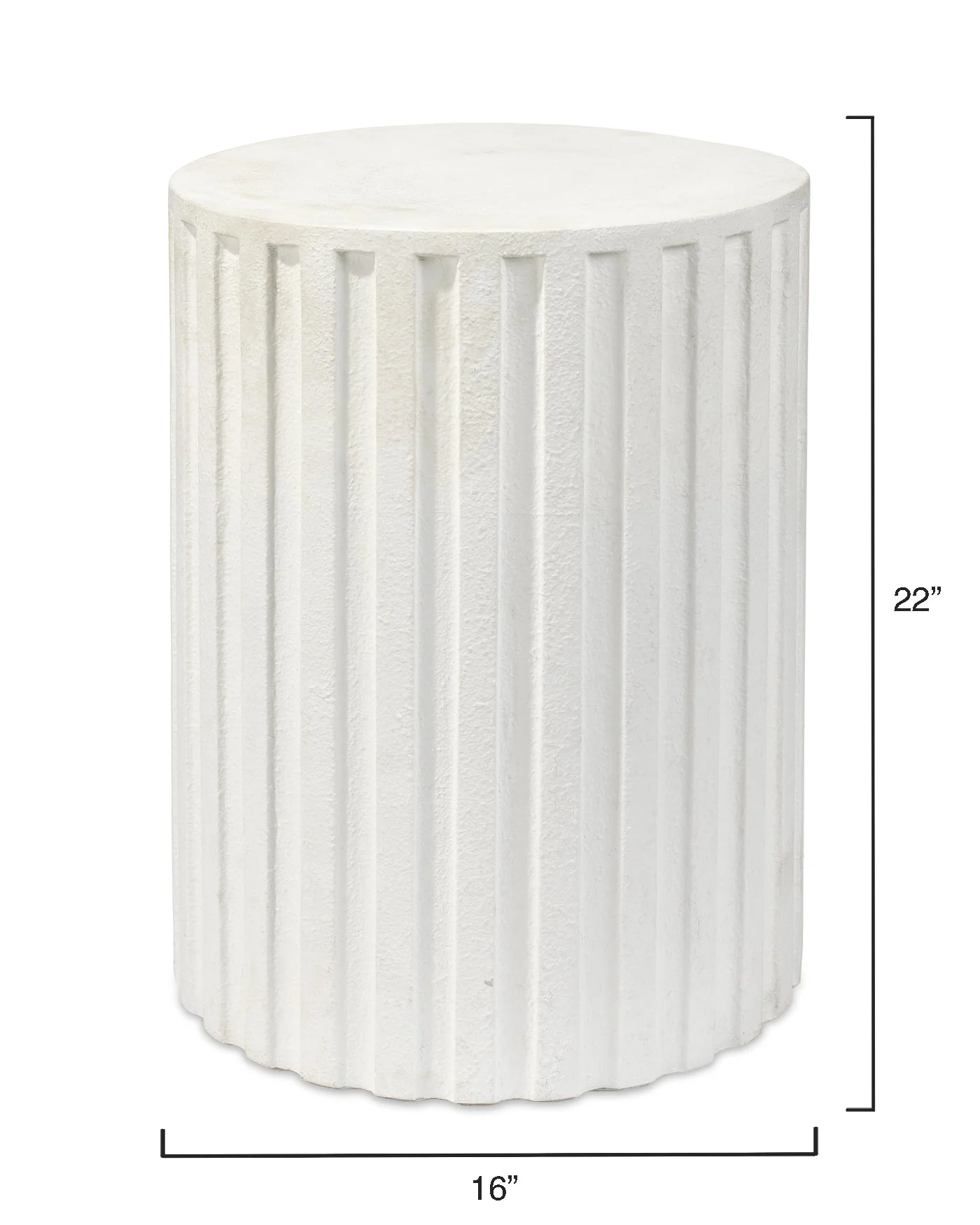 Fluted Column Side Table - Image 4