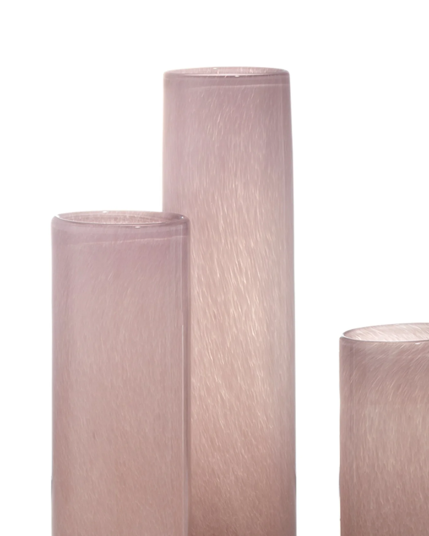 Gwendolyn Hand Blown Vases (Set Of 3) - Pink - Image 6