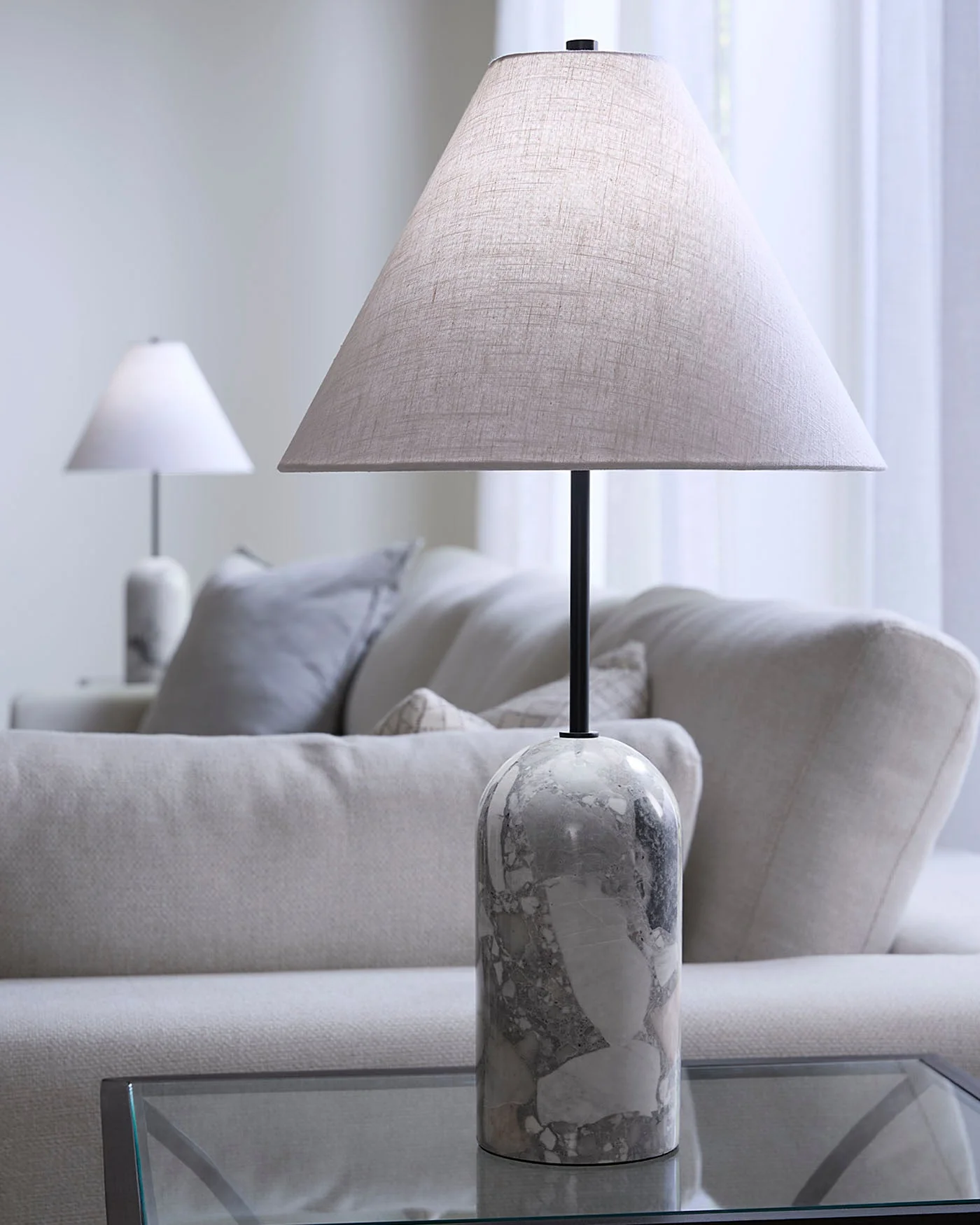 Holt Table Lamp - Grey - Image 2