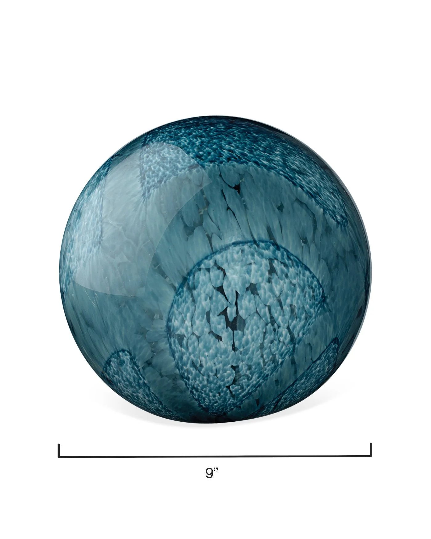 Indigo Cosmos Glass Spheres (Set Of 2) - Image 4