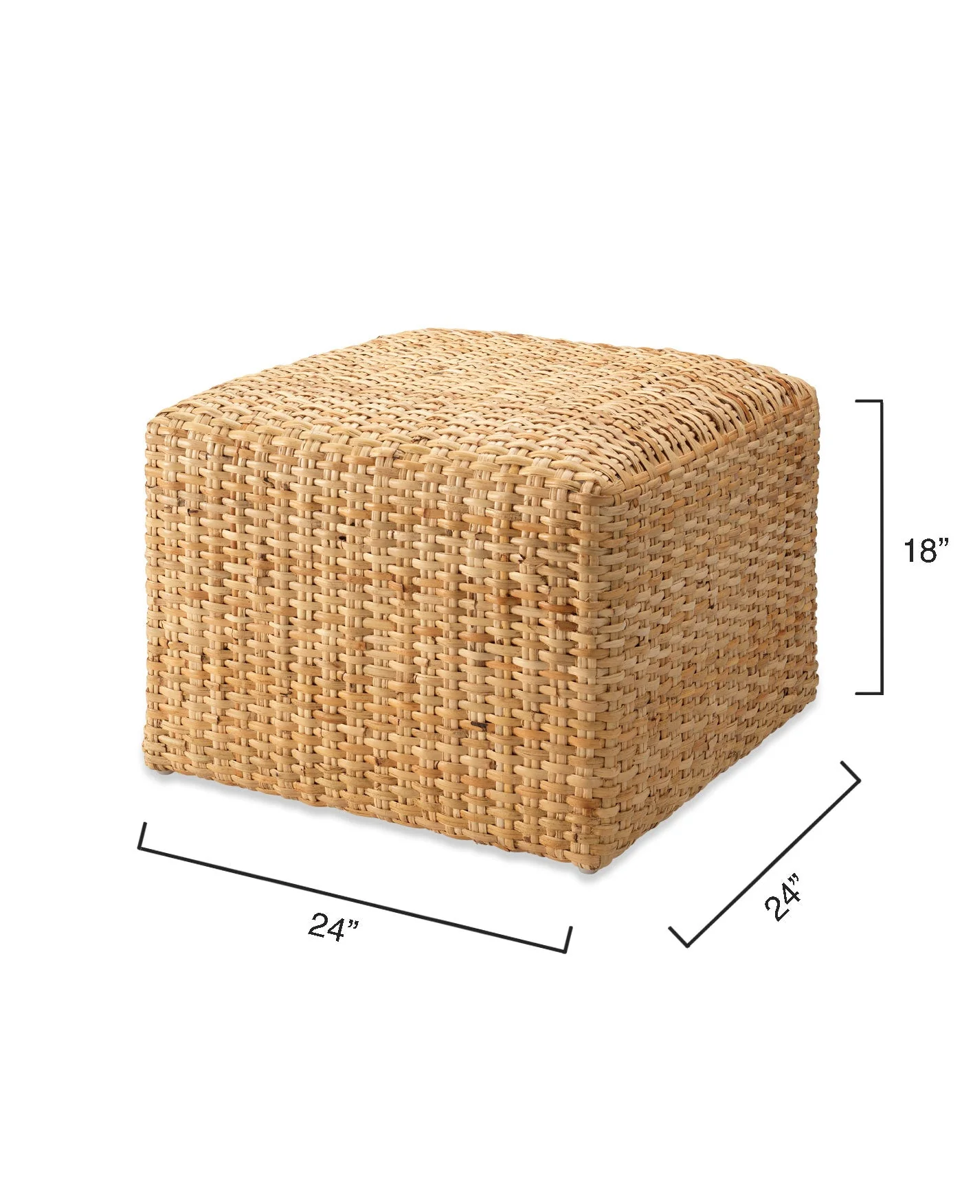 Rattan Ottoman - Image 5