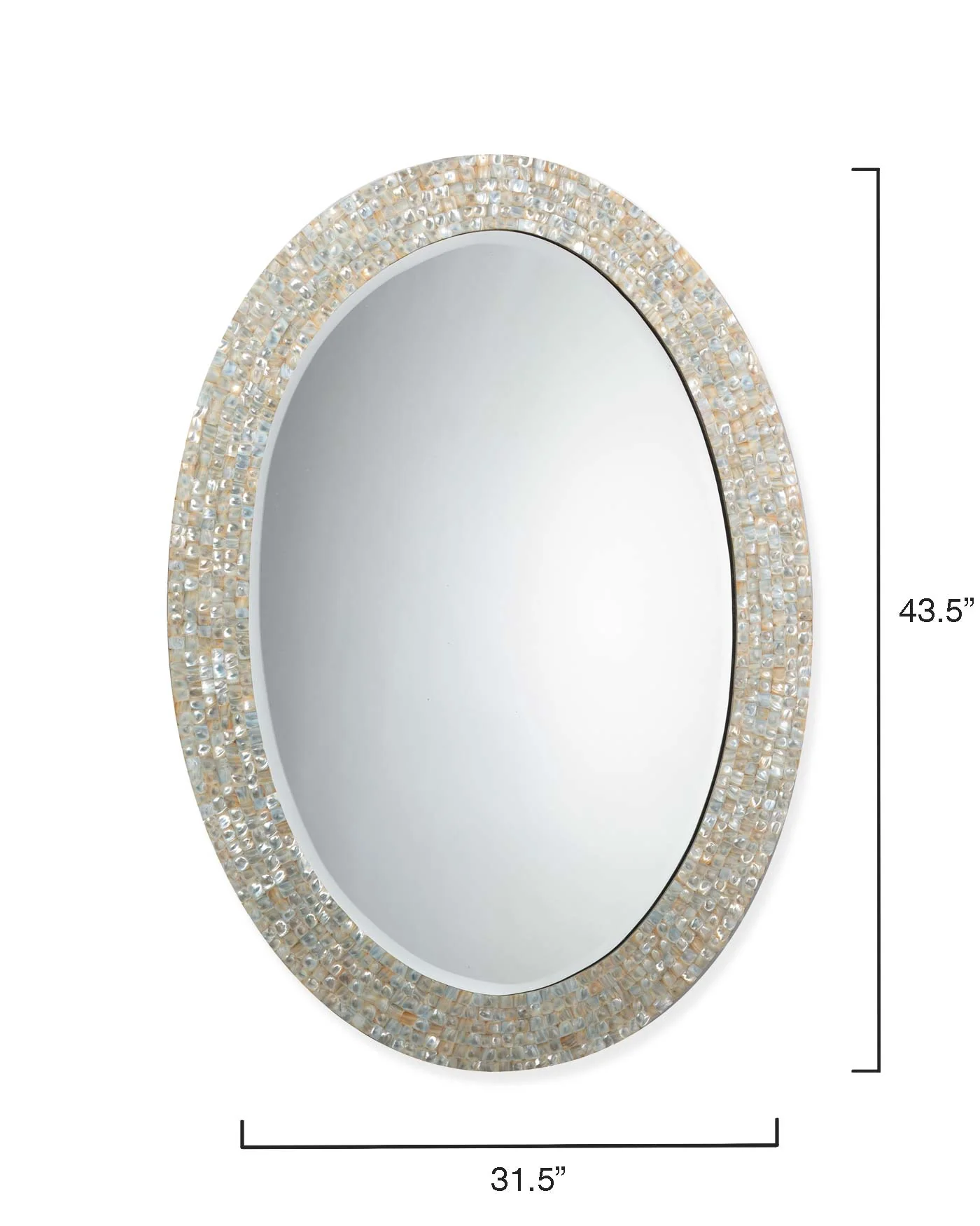 Large Oval Mirror - Image 4