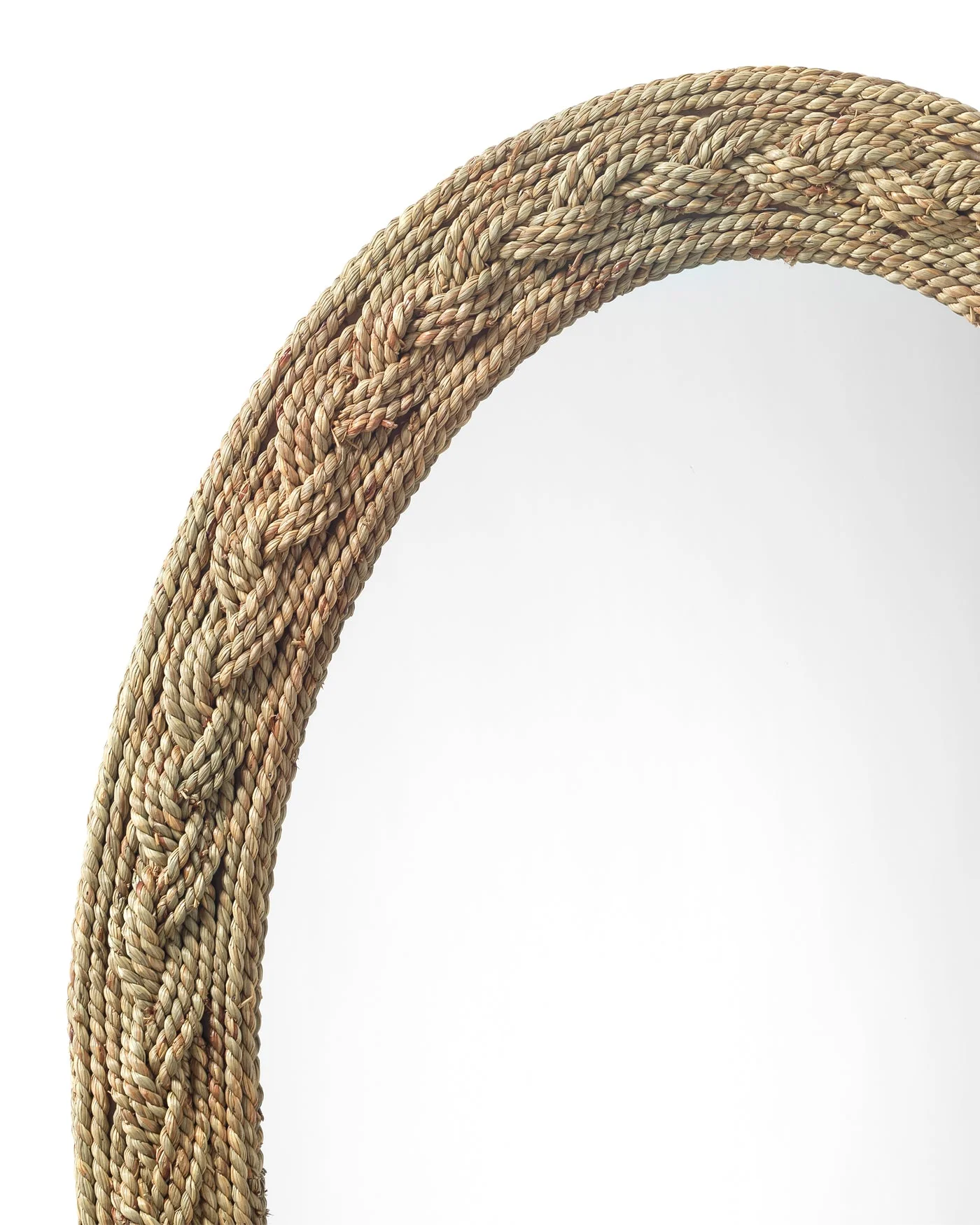 Lark Braided Oval Mirror - Image 3