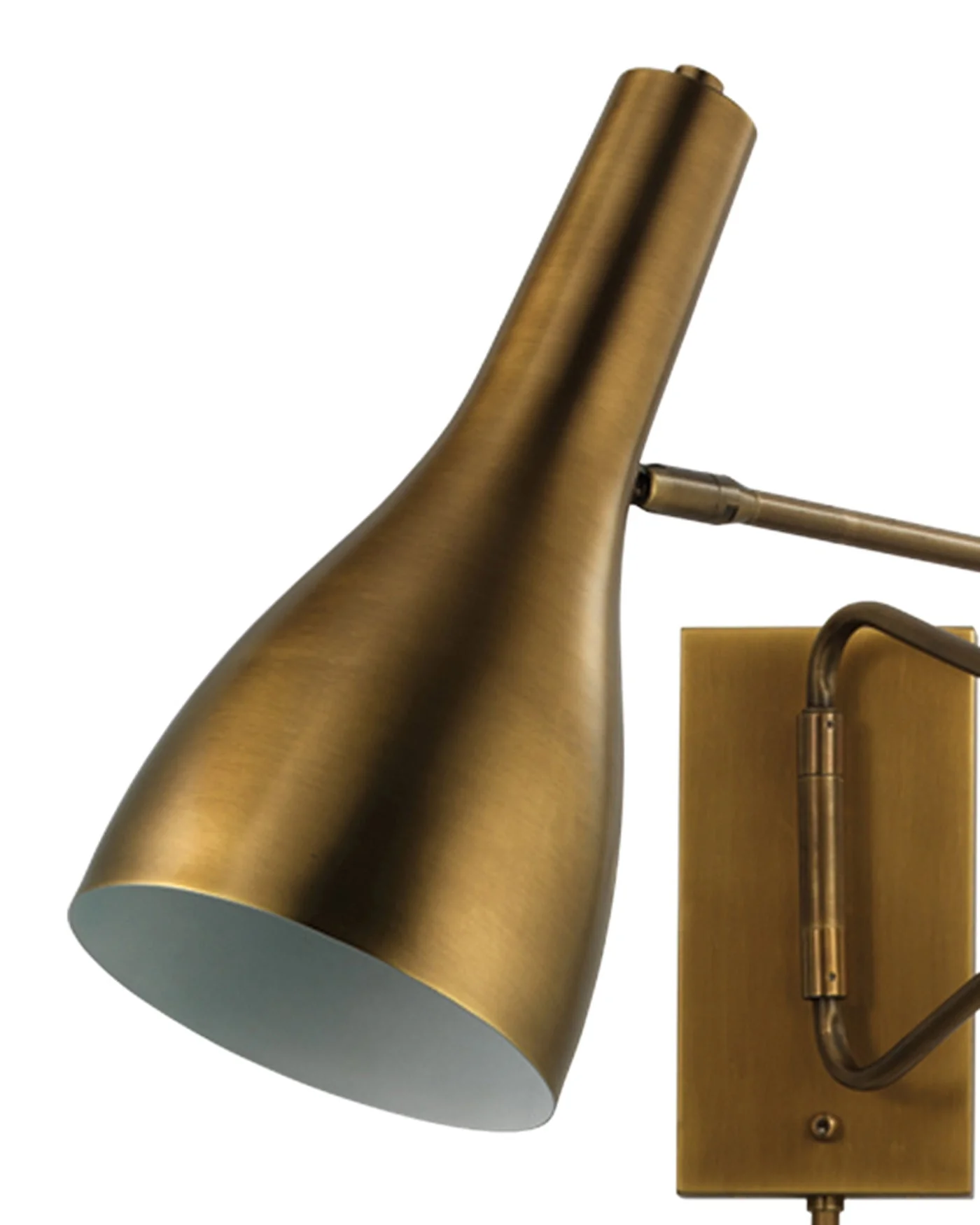 Lenz Swing Arm Sconce - Brass - Image 3