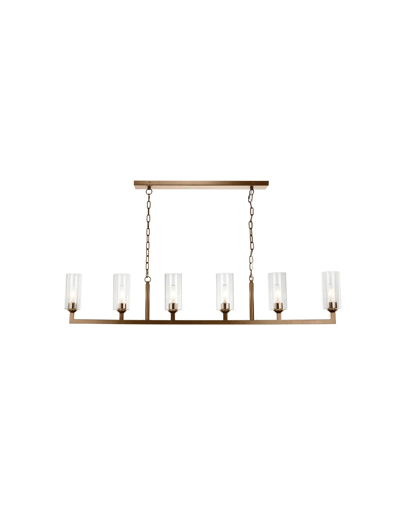 Linear 6-Light Chandelier - Image 3