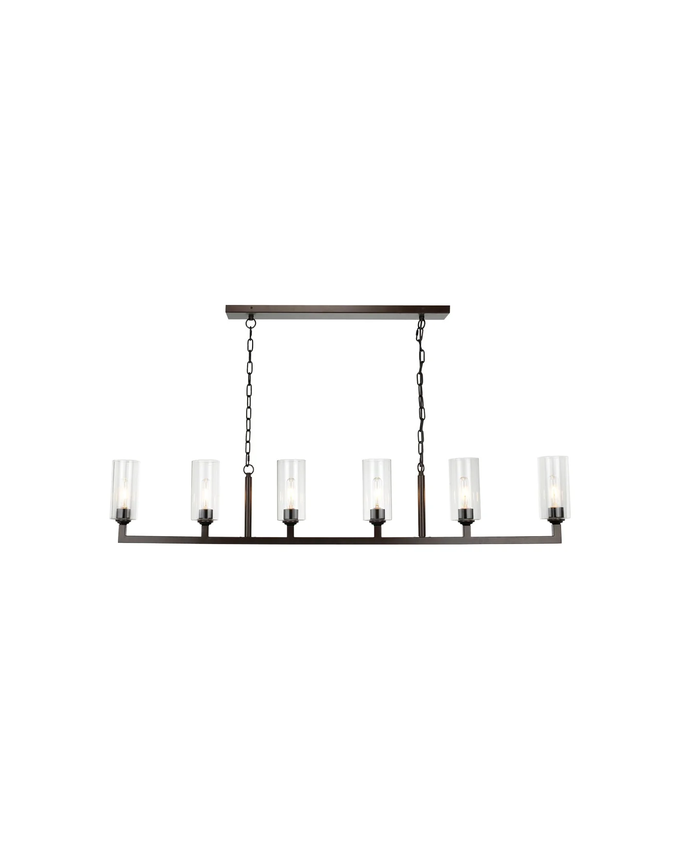 Linear 6-Light Chandelier - Image 4