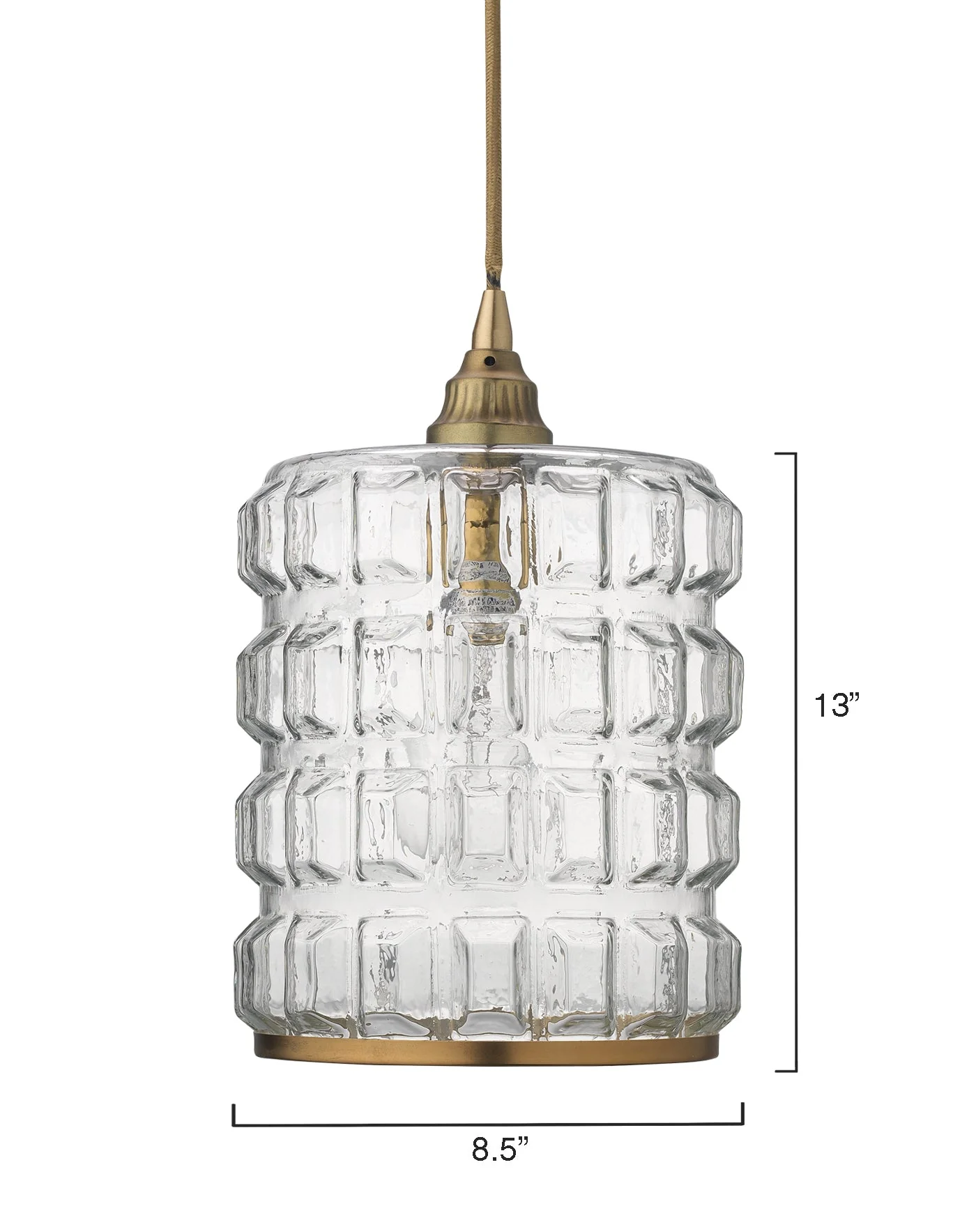 Madison Pendant Brass - Image 4