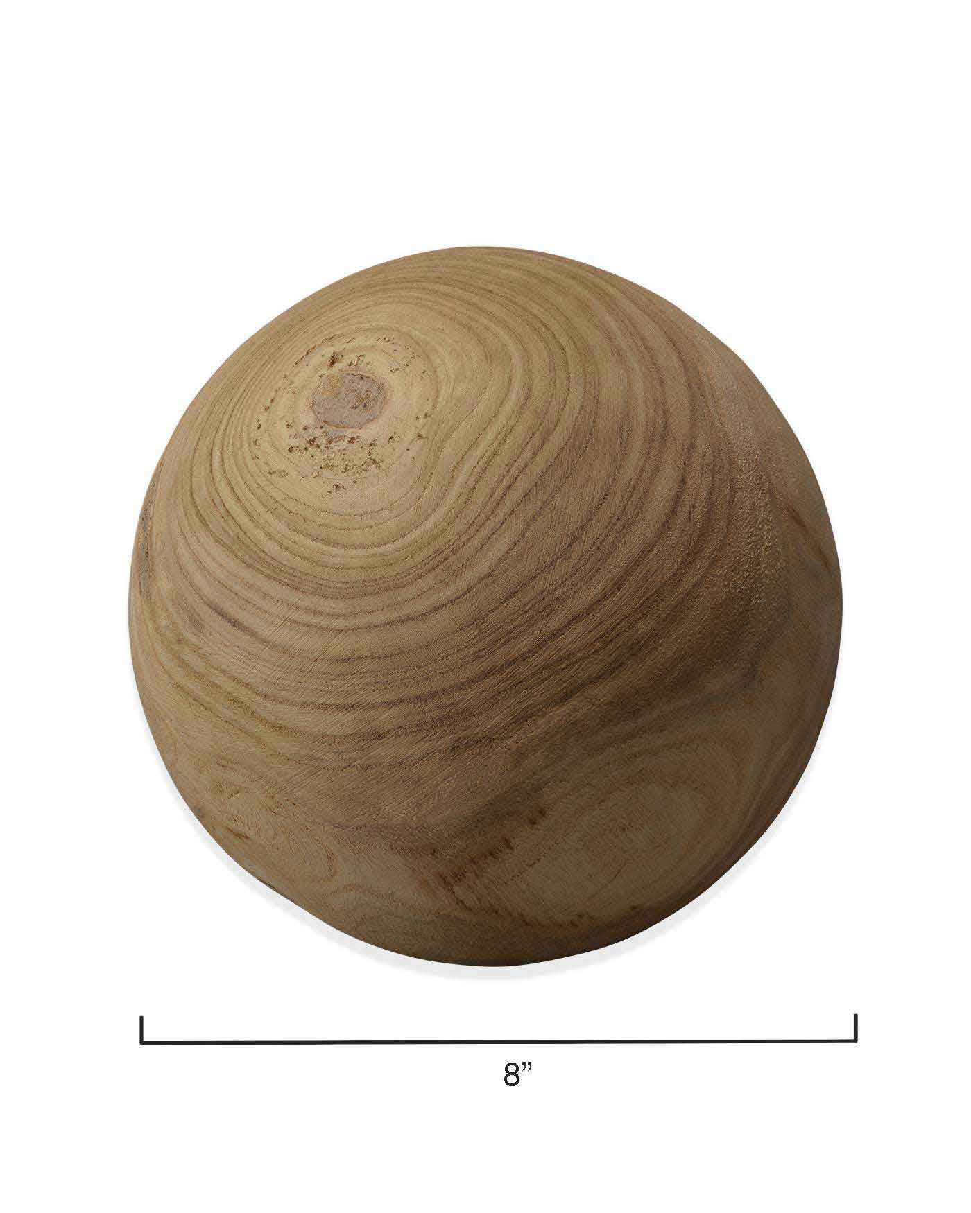 Malibu Wood Balls (Set Of 3) - Image 4