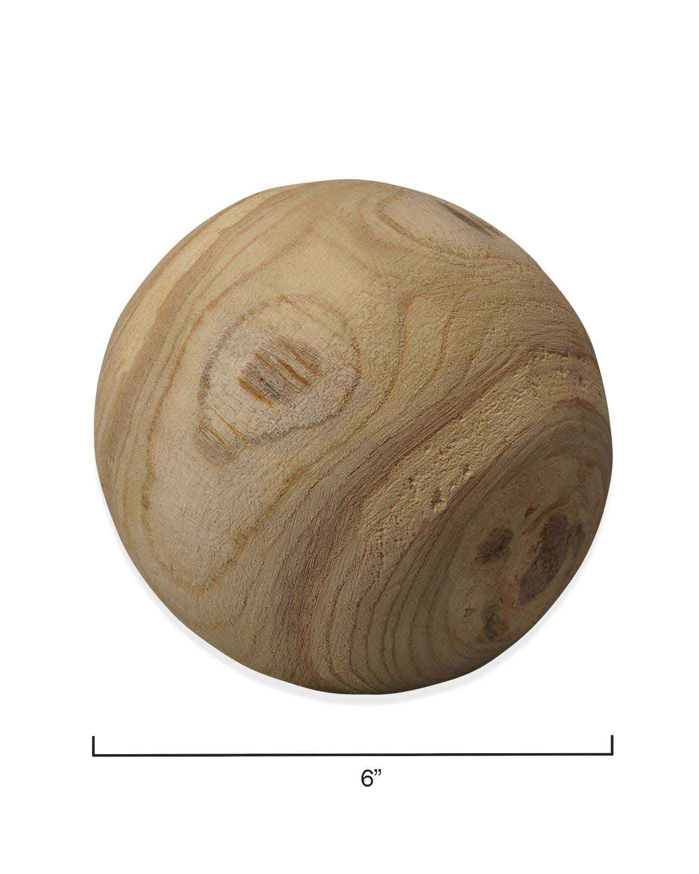 Malibu Wood Balls (Set Of 3) - Image 5