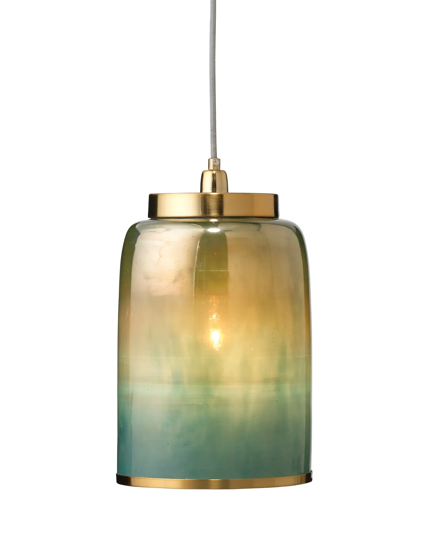 Medium Vapor Pendant - Aqua - Image 4