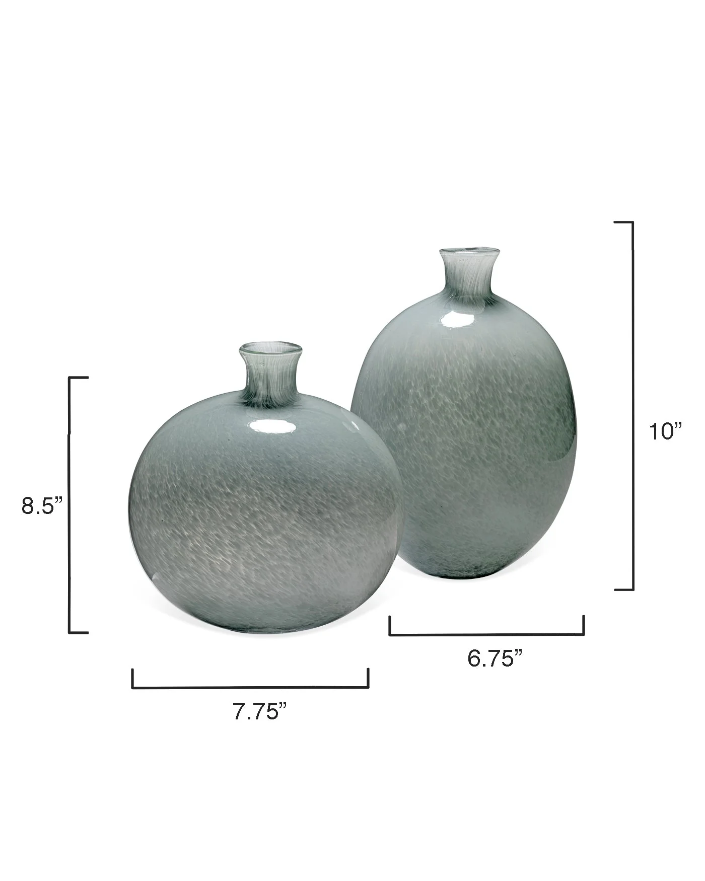 Minx Vase (Set Of 2) - Grey Blue - Image 5