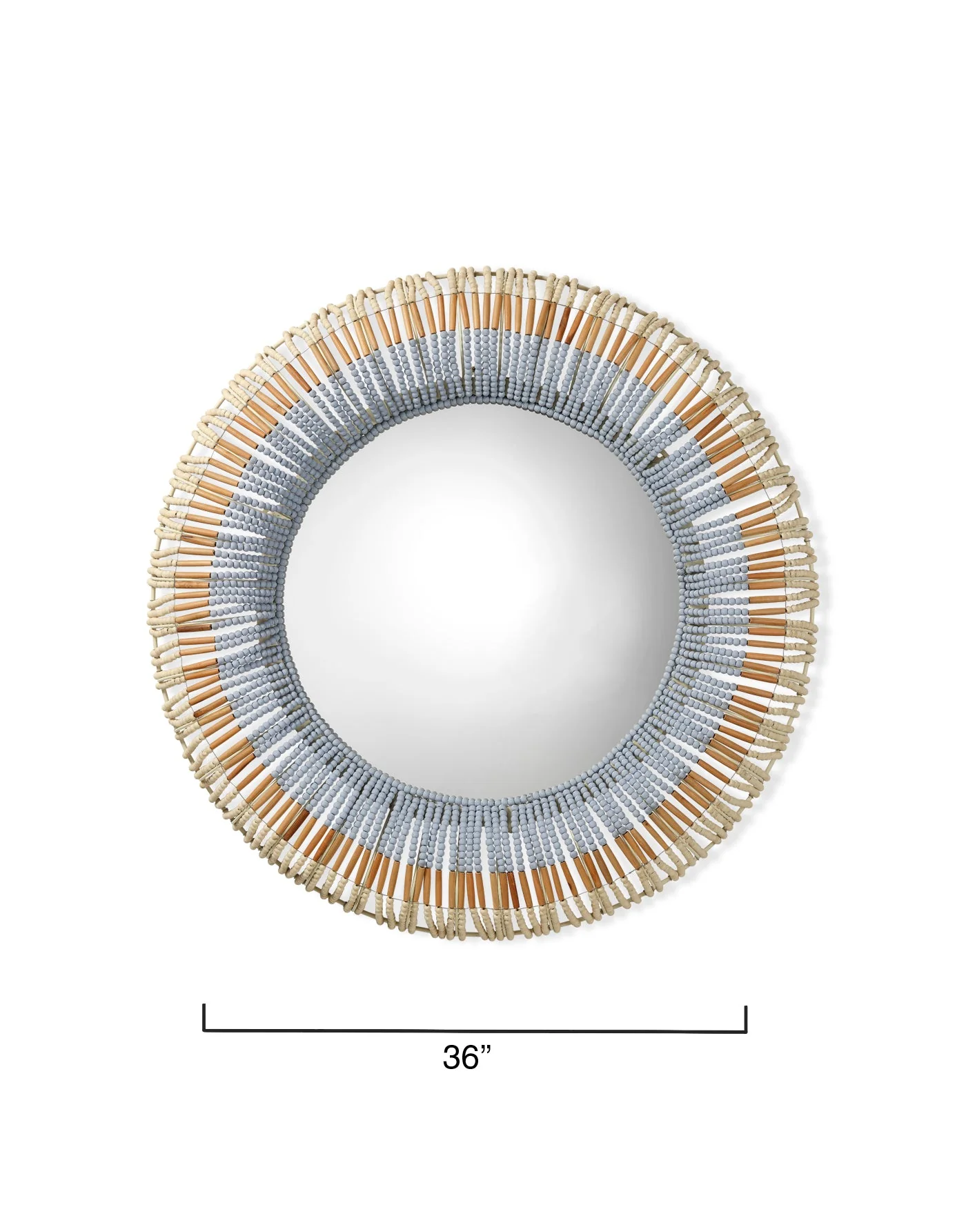 Native Beaded Mirror - Image 6