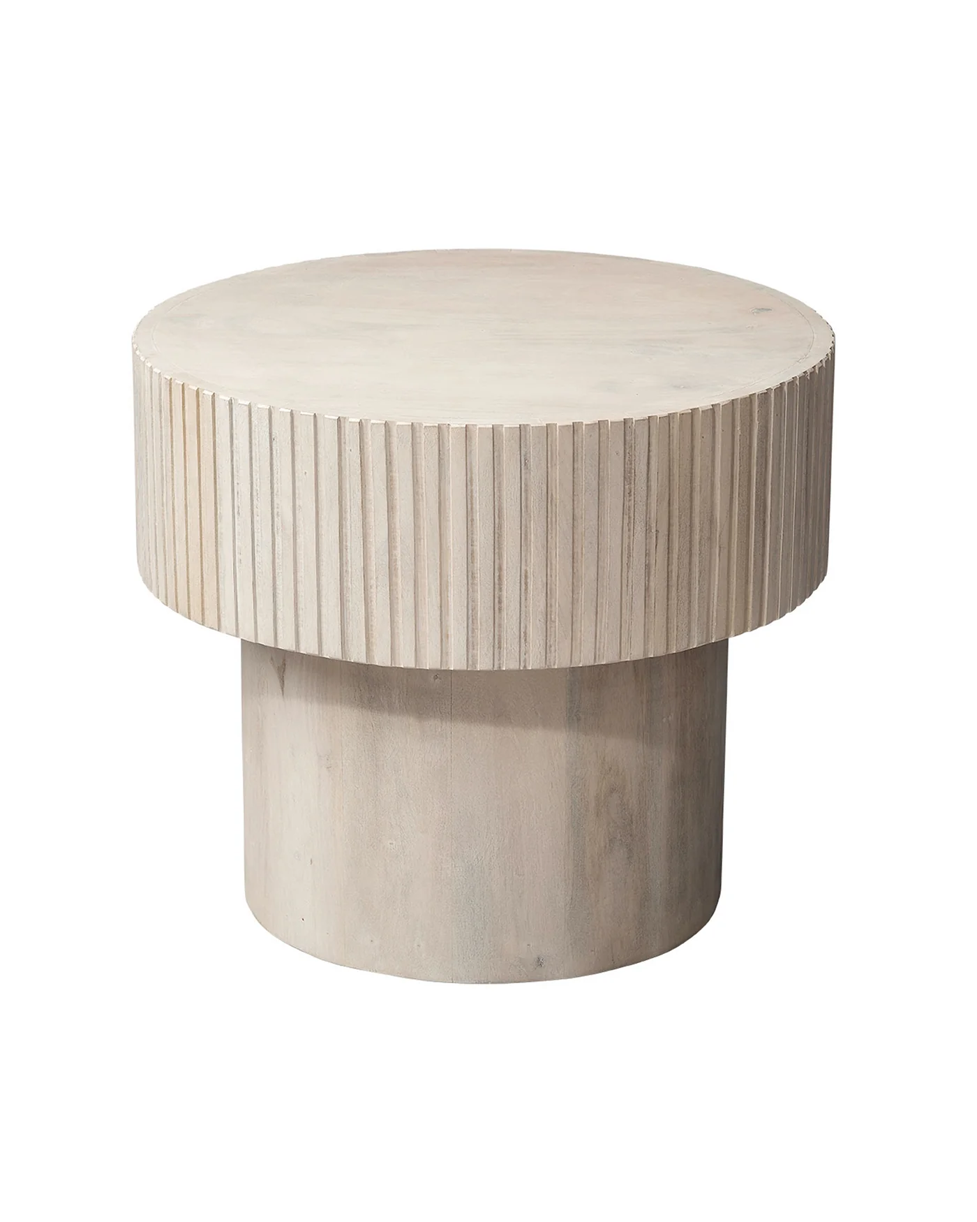 Notch Round Side Table