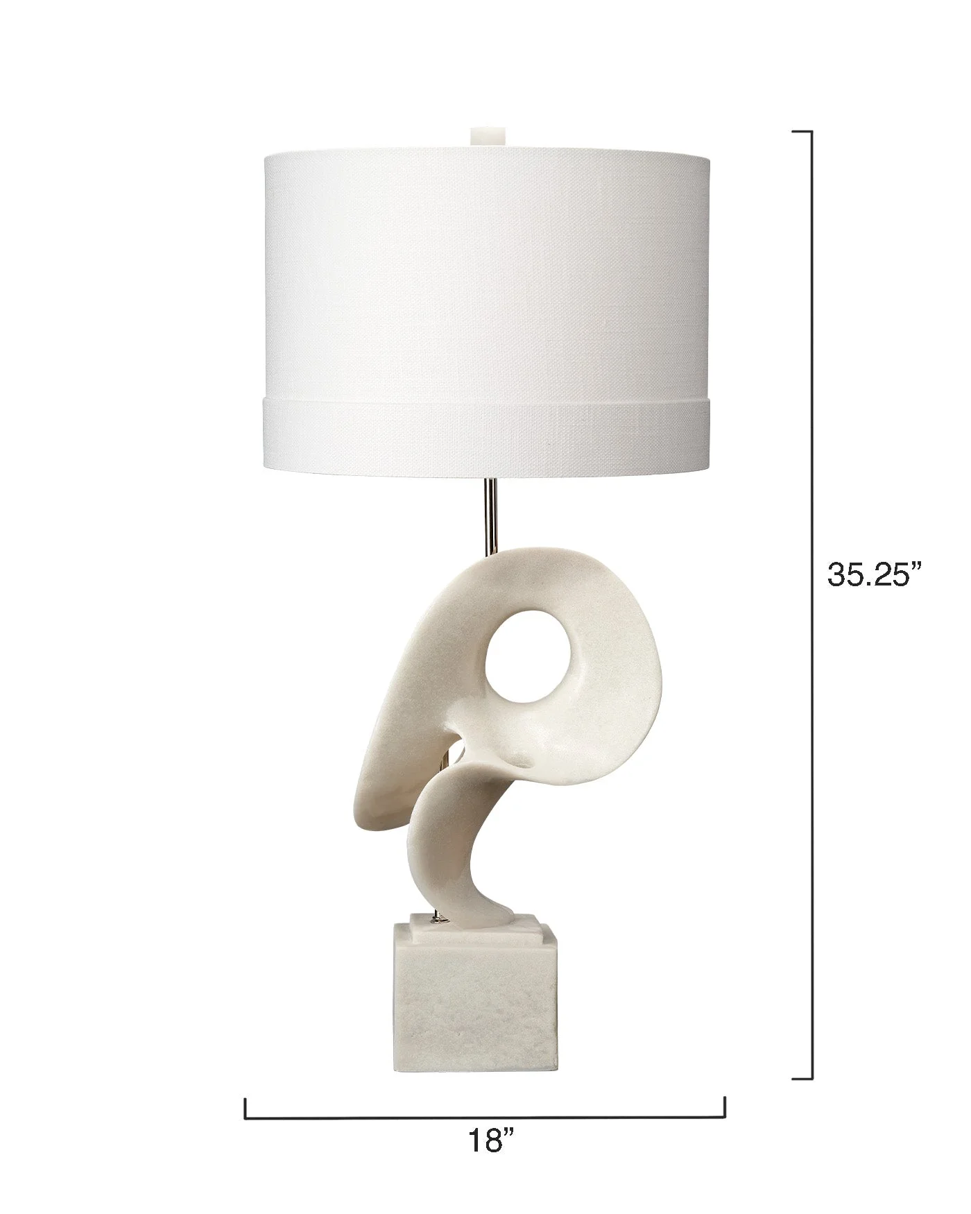 Obscure Table Lamp - White - Image 4