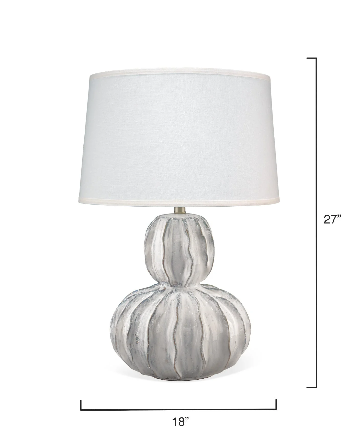 Oceane Gourd Table Lamp - Image 4
