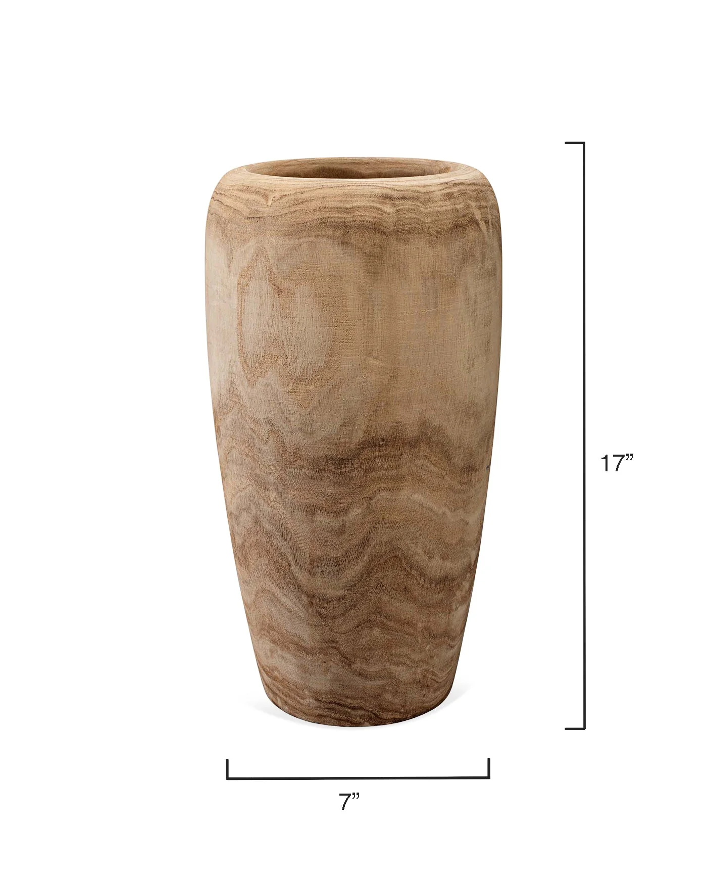 Ojai Small Wooden Vase - Image 4