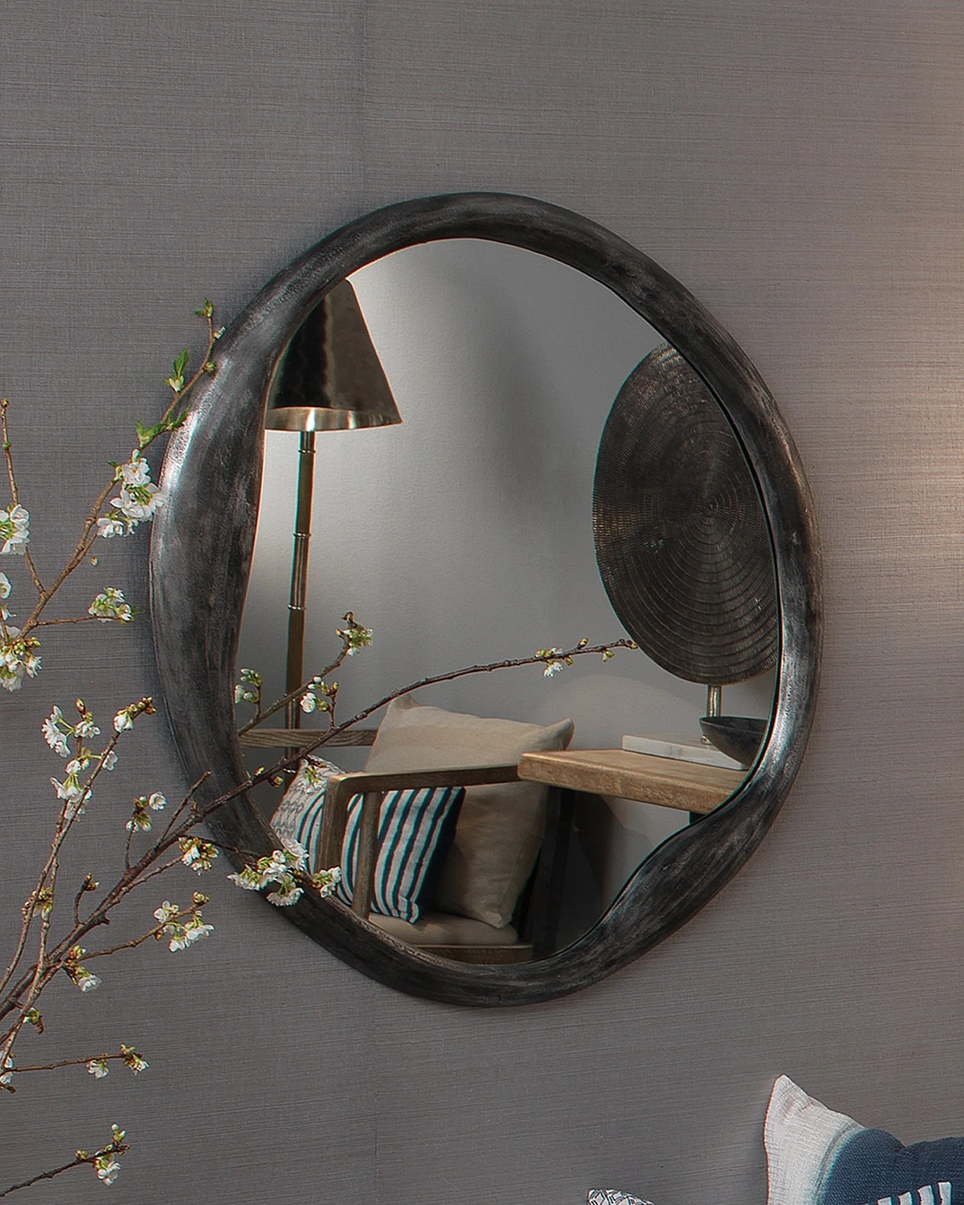 Organic Round Mirror - Image 2