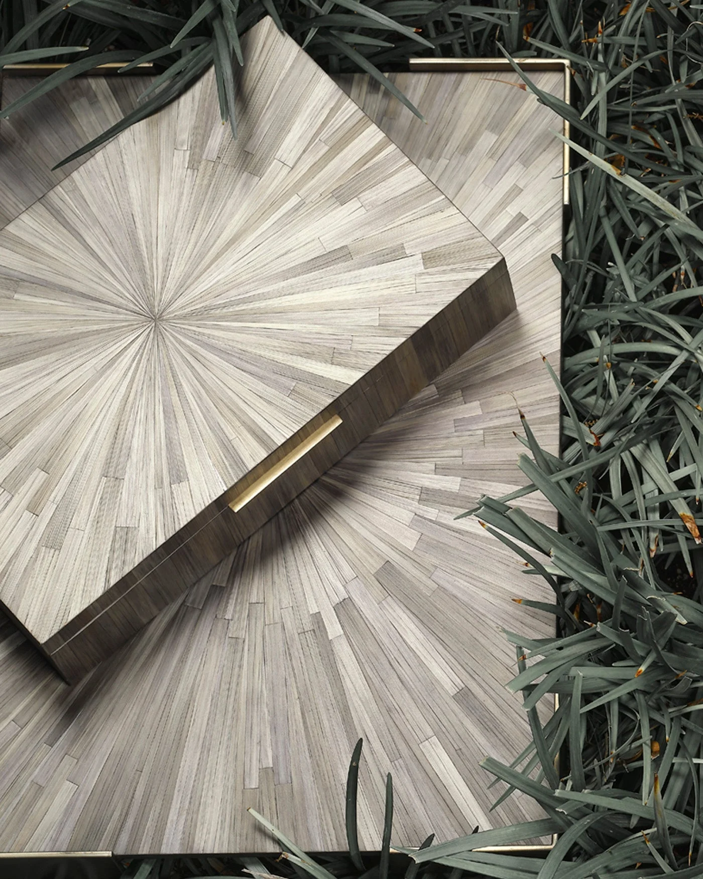 Palm Marquetry Box - Image 2