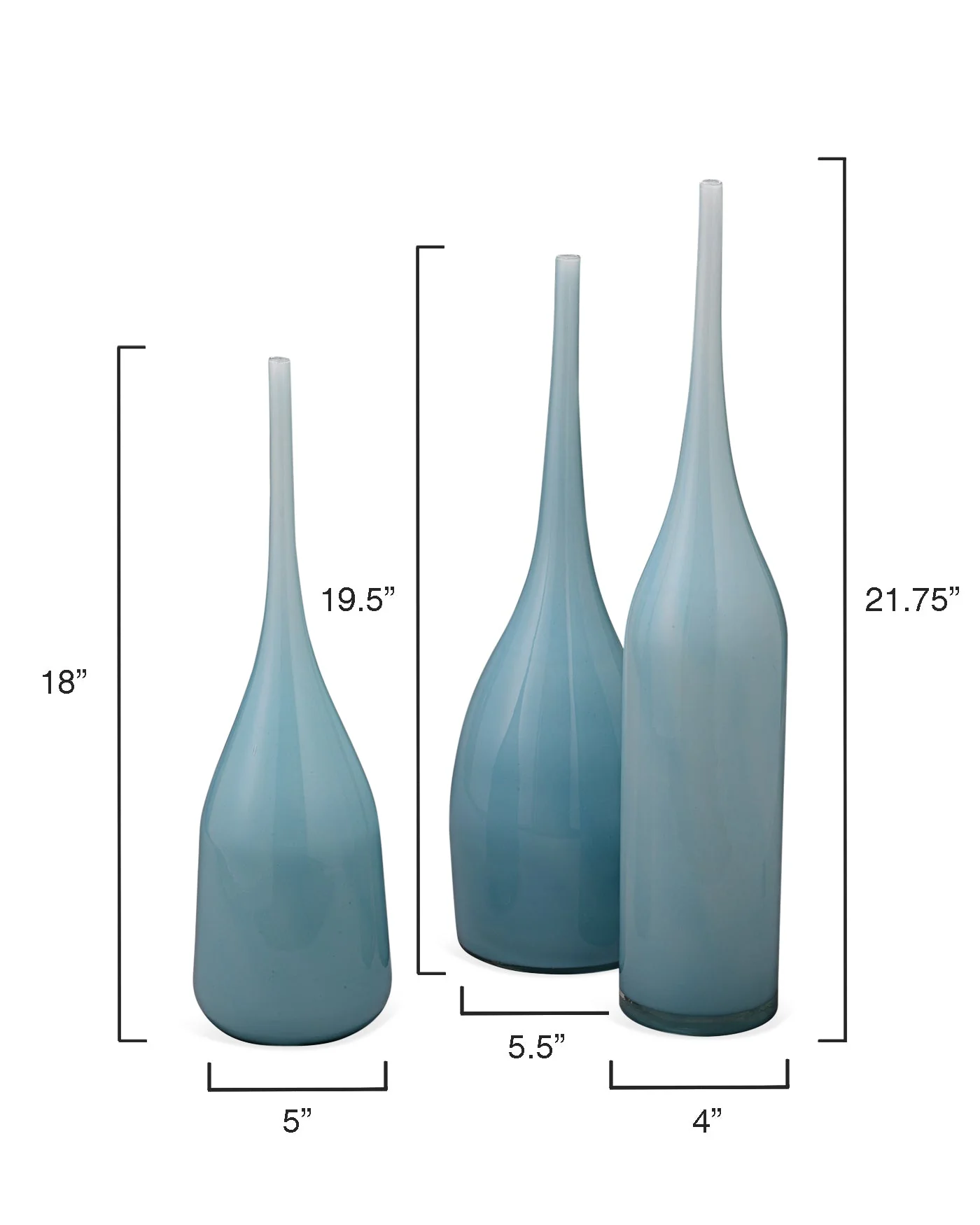 Pixie Vases (Set Of 3) - Periwinkle - Image 5