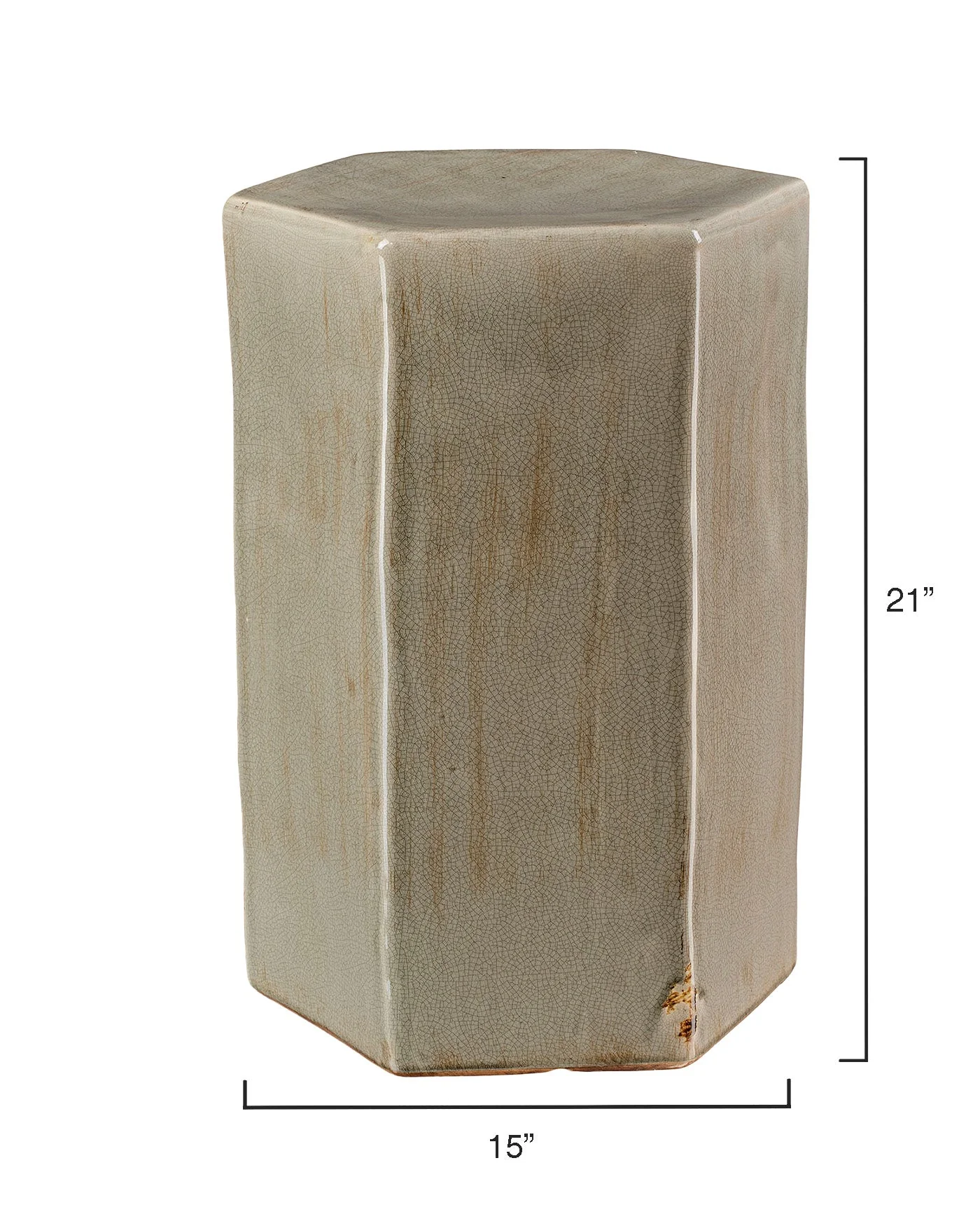 Porto Side Table Grey - Large - Image 5