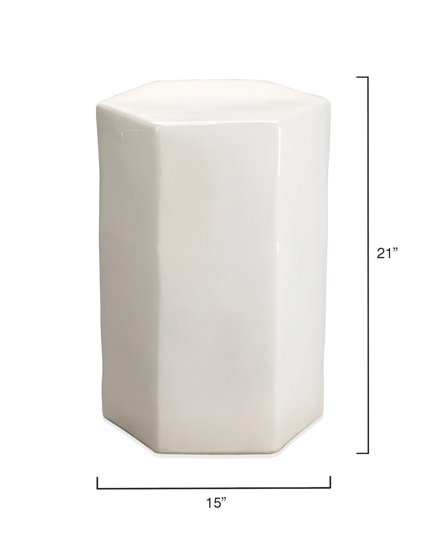 Porto Side Table White - Large - Image 4