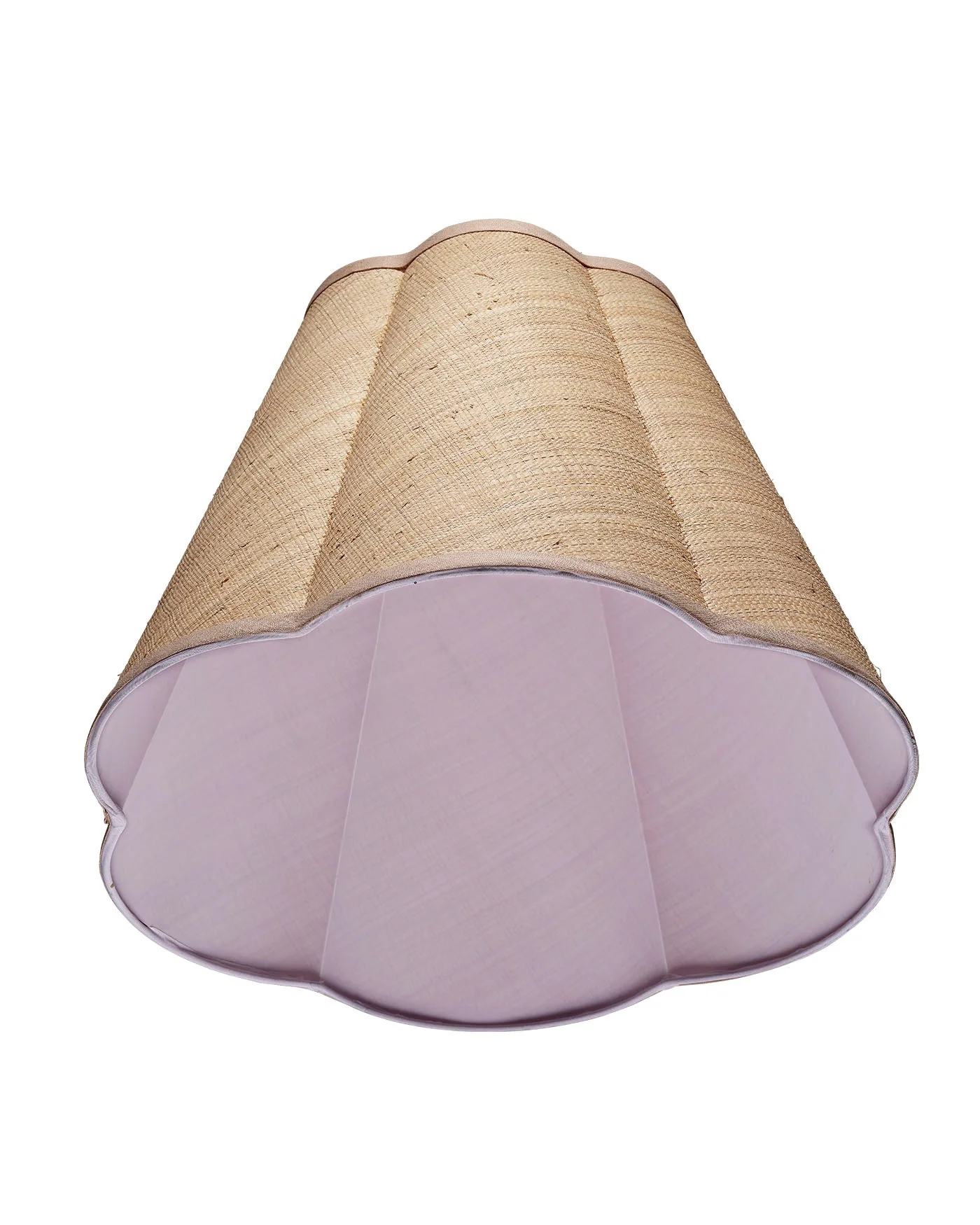 Raffia Scalloped Lamp Shade - Image 3