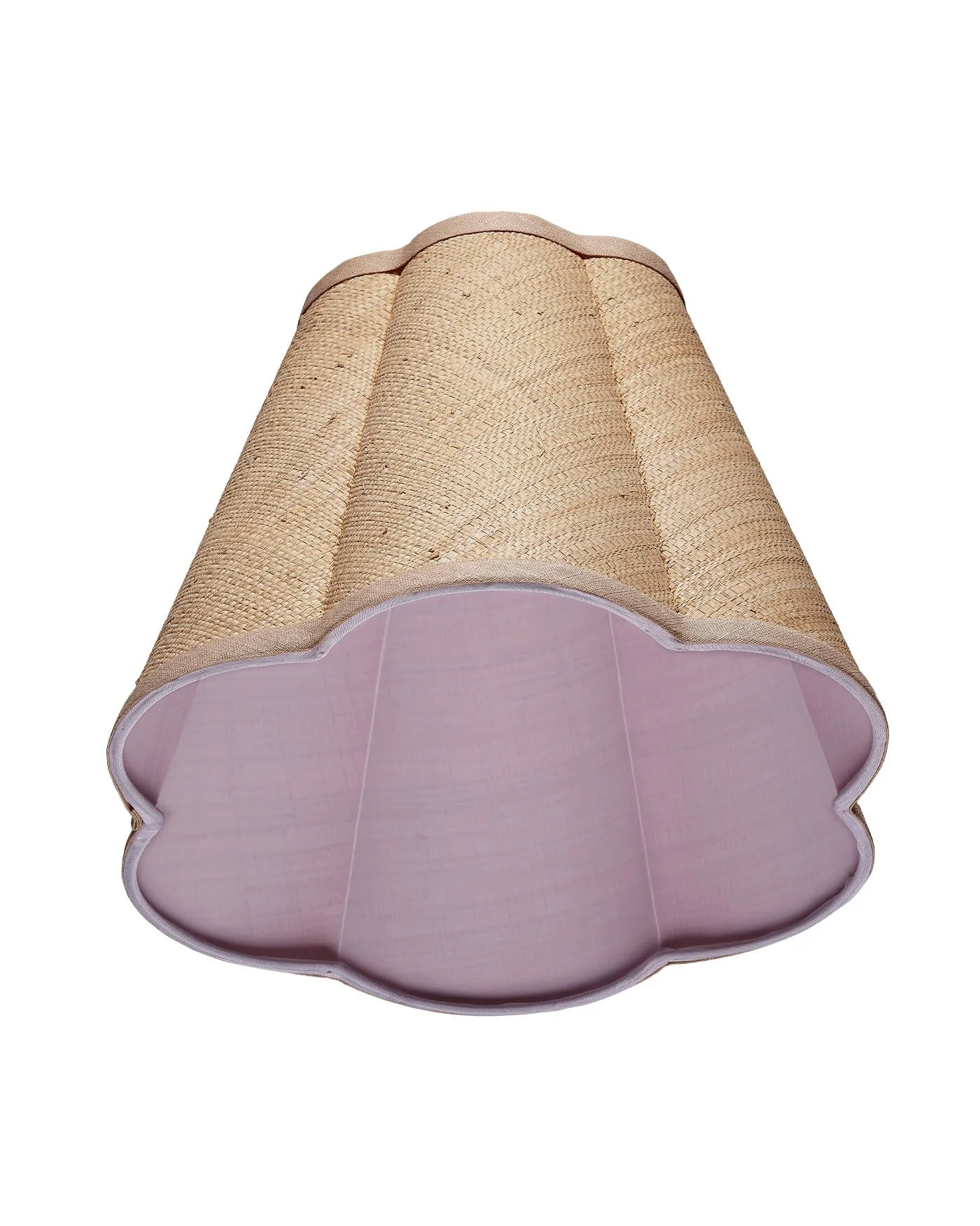 Raffia Scalloped Lamp Shade - Image 3