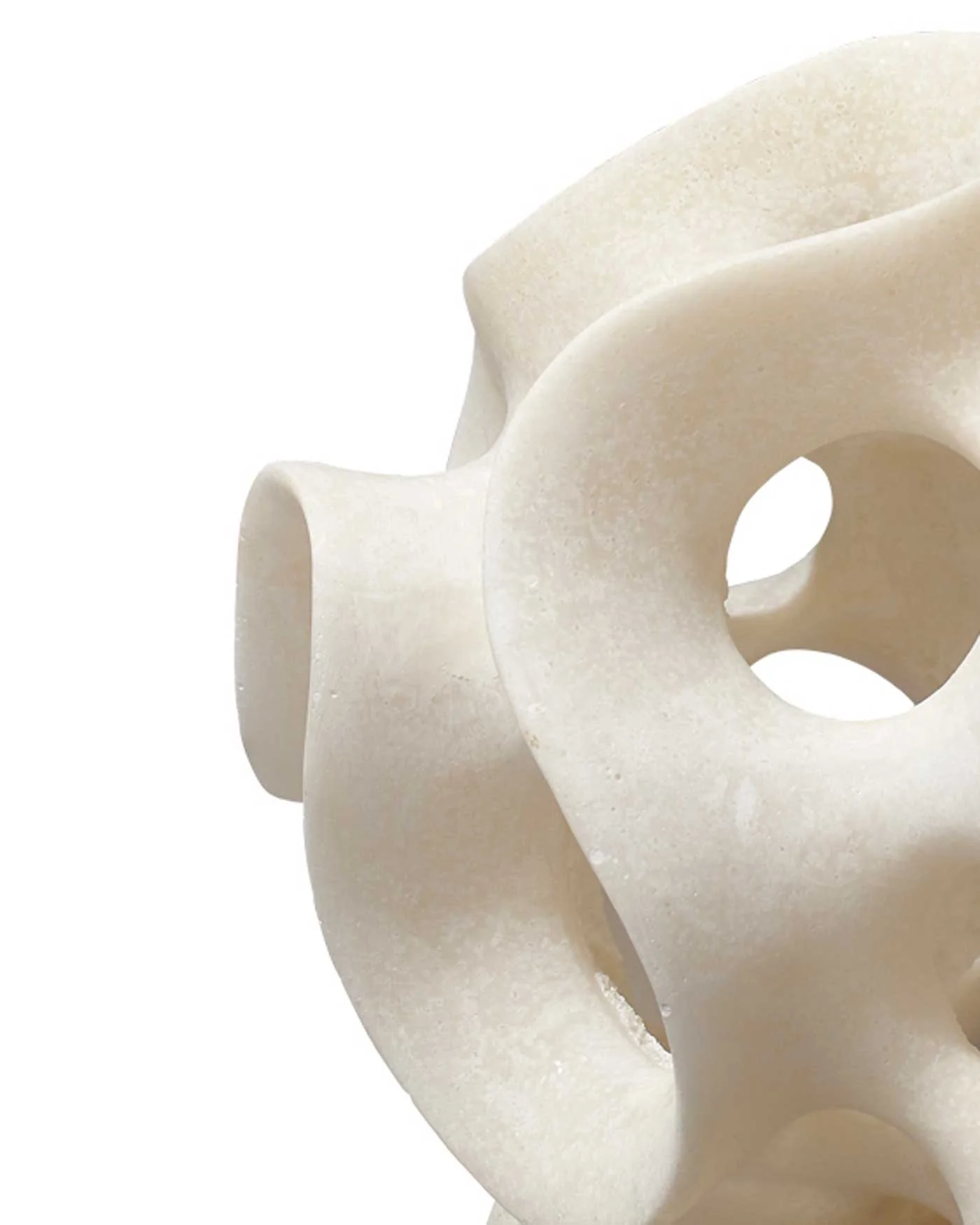 Ribbon Sphere - White - Image 3